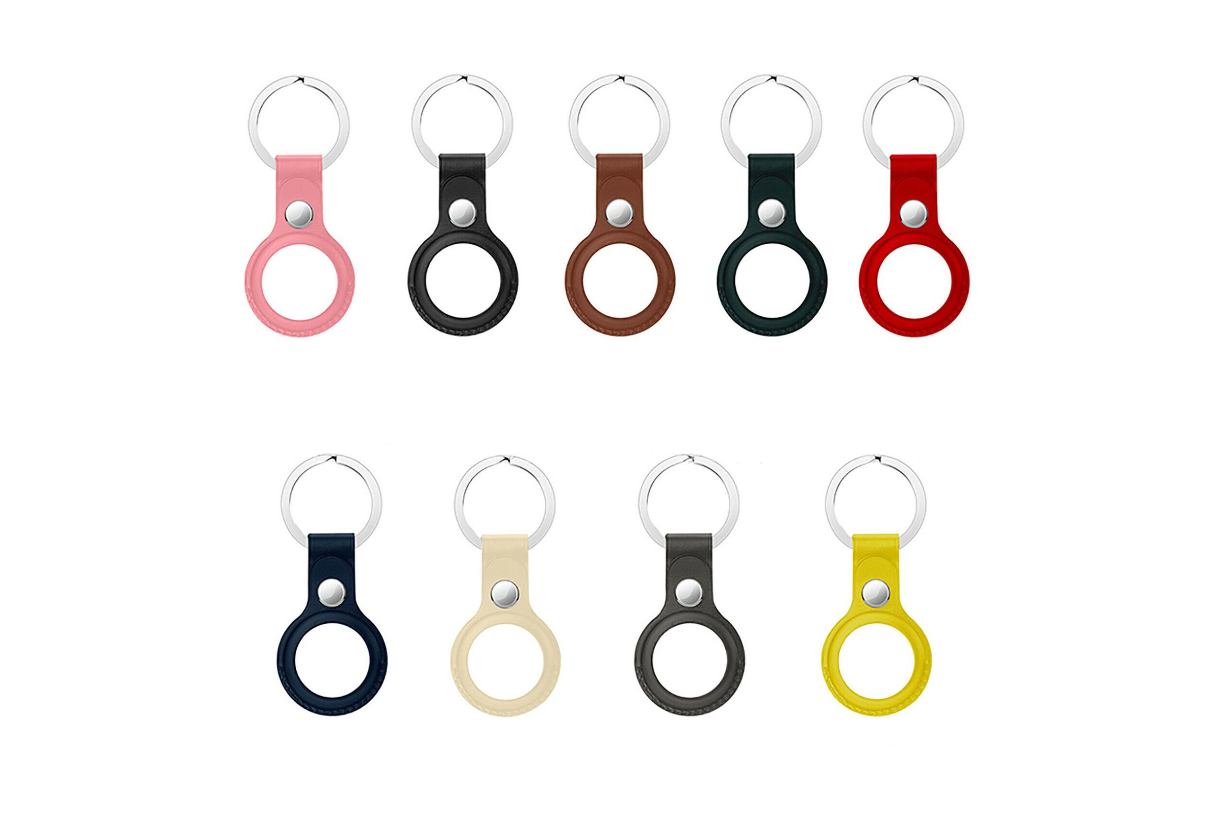 eBay listings show accessories to attach the trackers to a key chain.