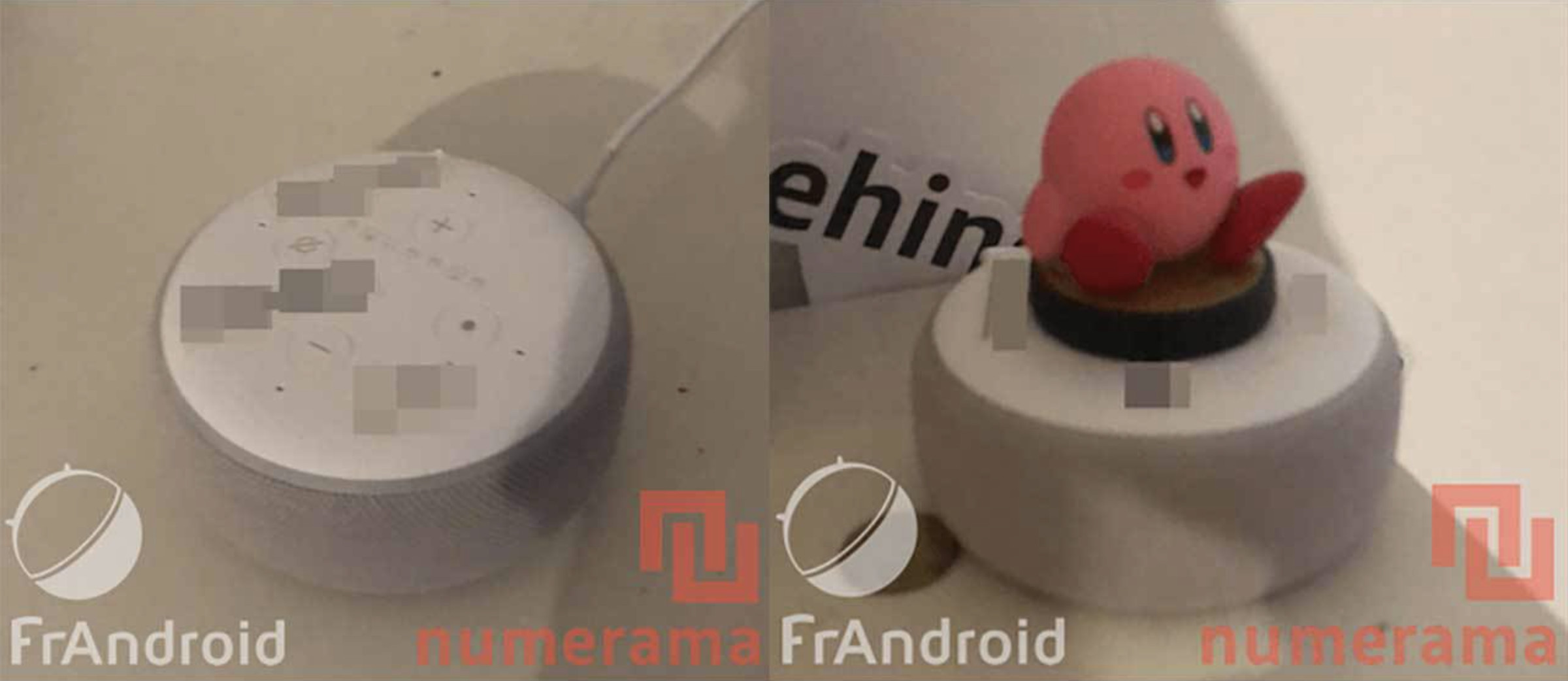 If these images are accurate, Amazon’s next Echo Dot will have a more rounded design with fabric running around the side. 