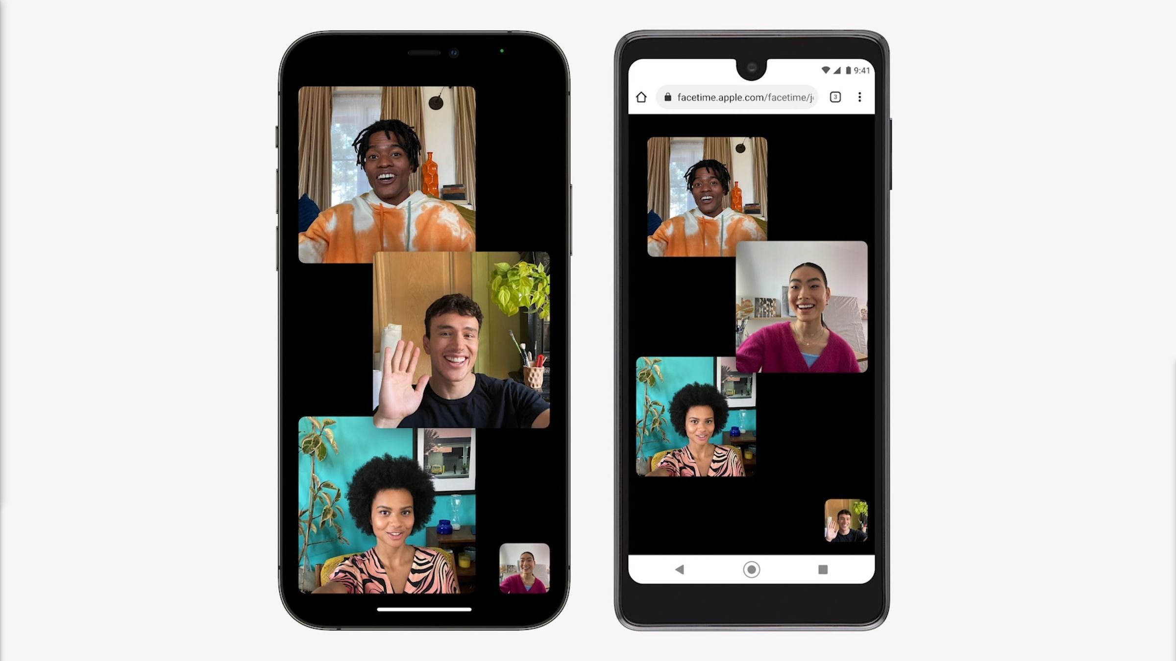 Shareable links make it easier to schedule FaceTime calls.