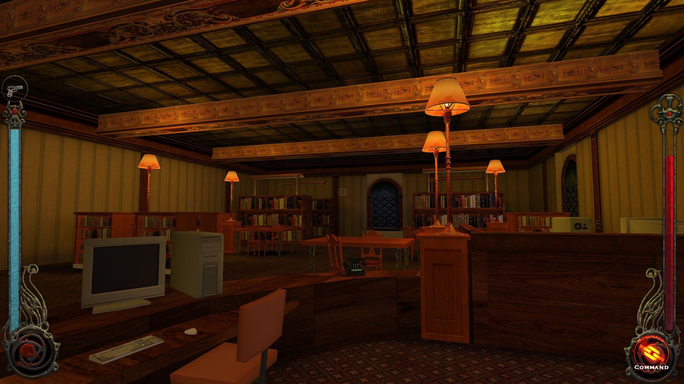 The LA Public Library, as rendered in the unofficial patch.
