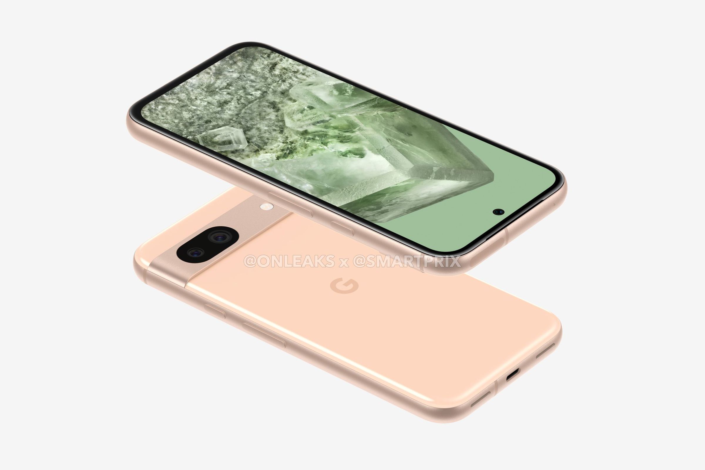 An unofficial render of the Pixel 8A.