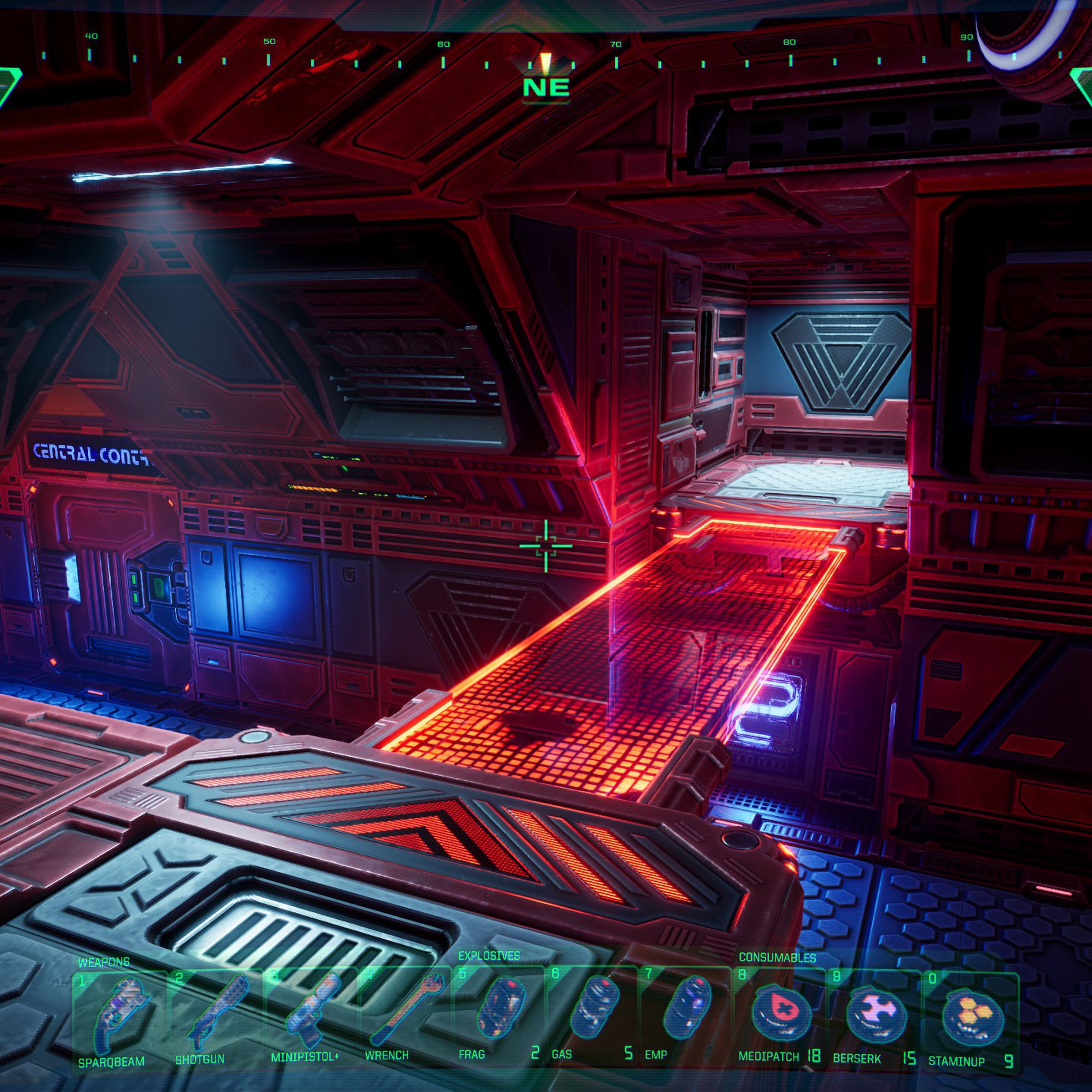 A picture of the research level of the System Shock remake