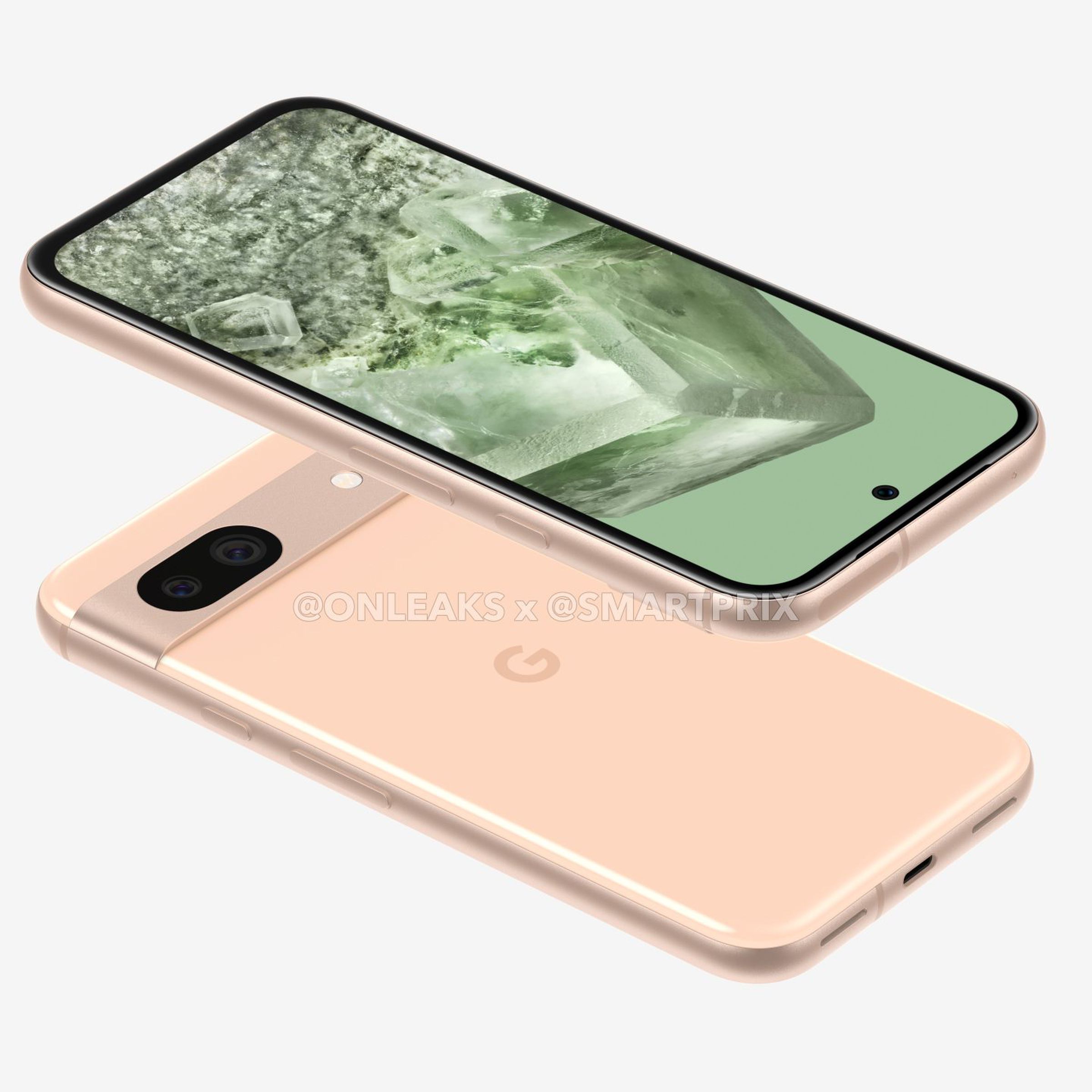 An unofficial render of the Pixel 8A.