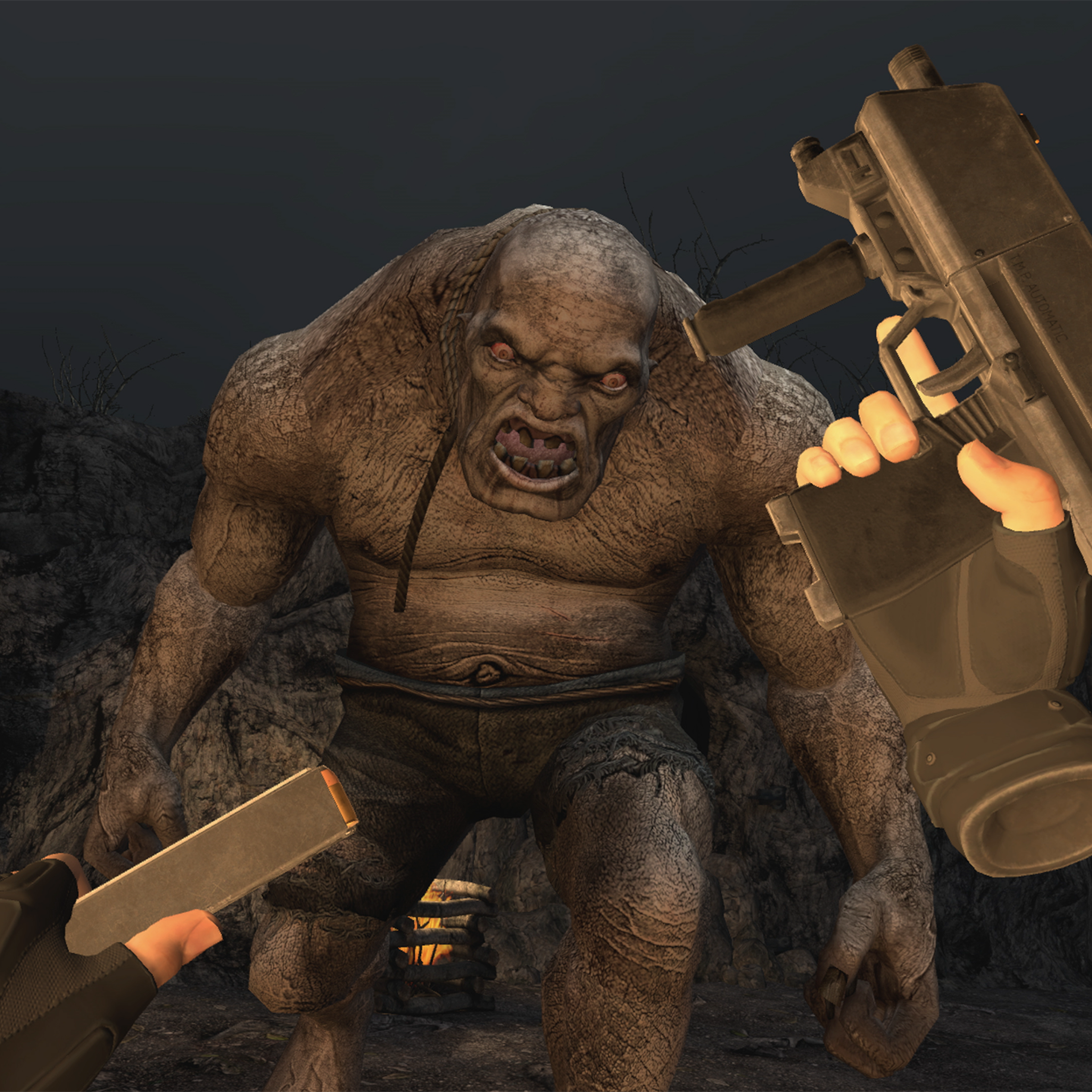 Resident Evil 4 VR - El Gigante fight