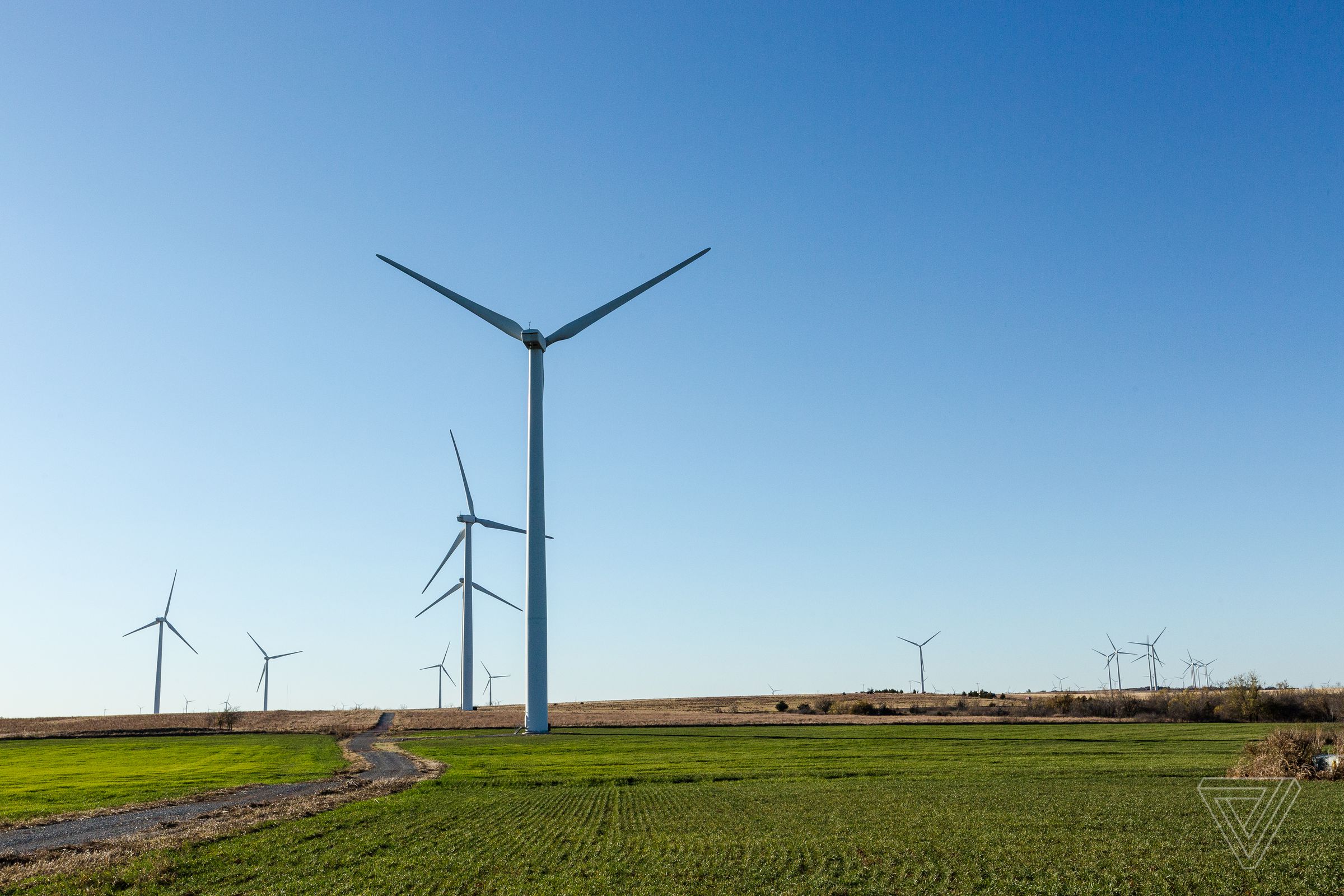 A NextEra Energy Resources wind farm known as Minco-II, which Google purchases renewable energy from. 