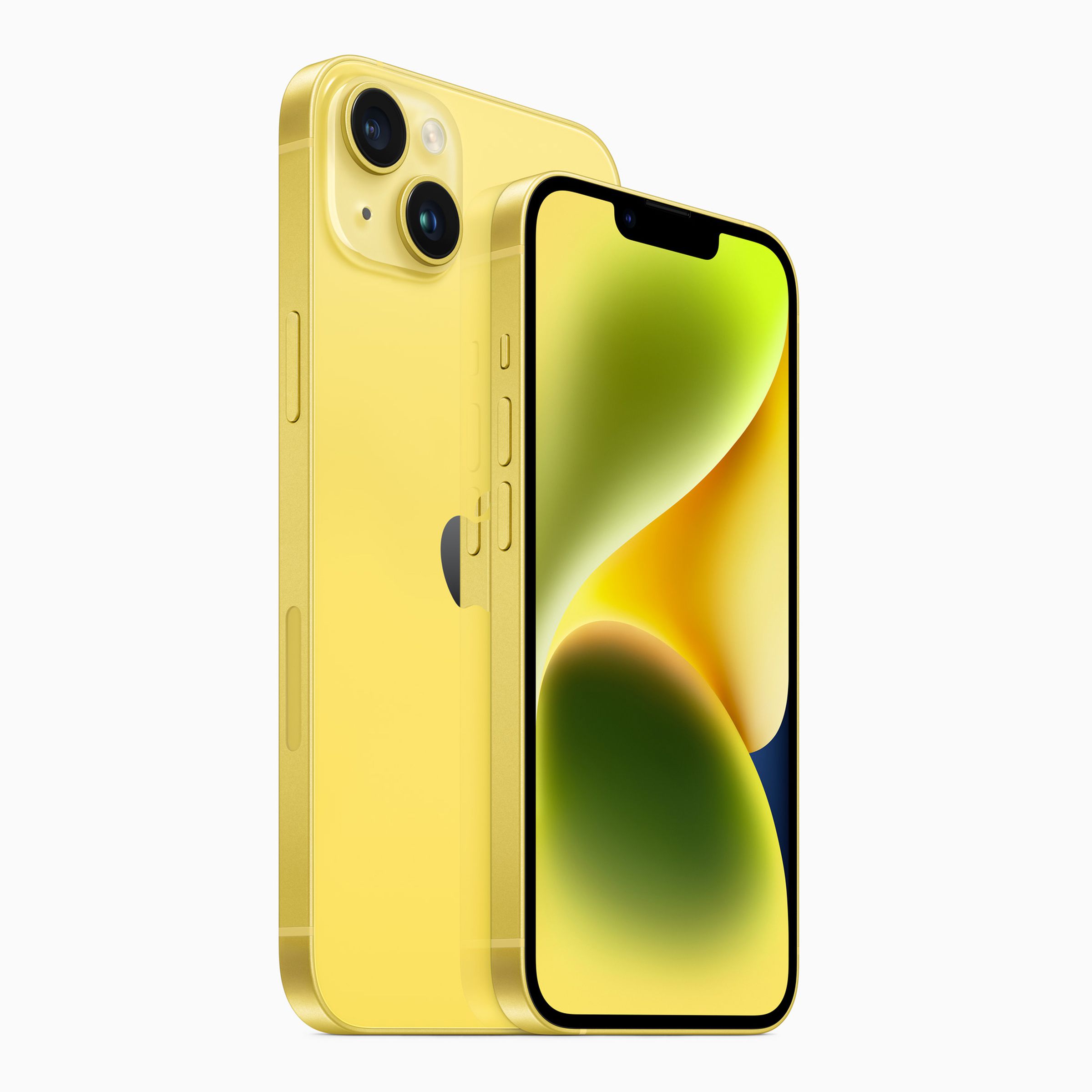 Image showing a yellow iPhone 14