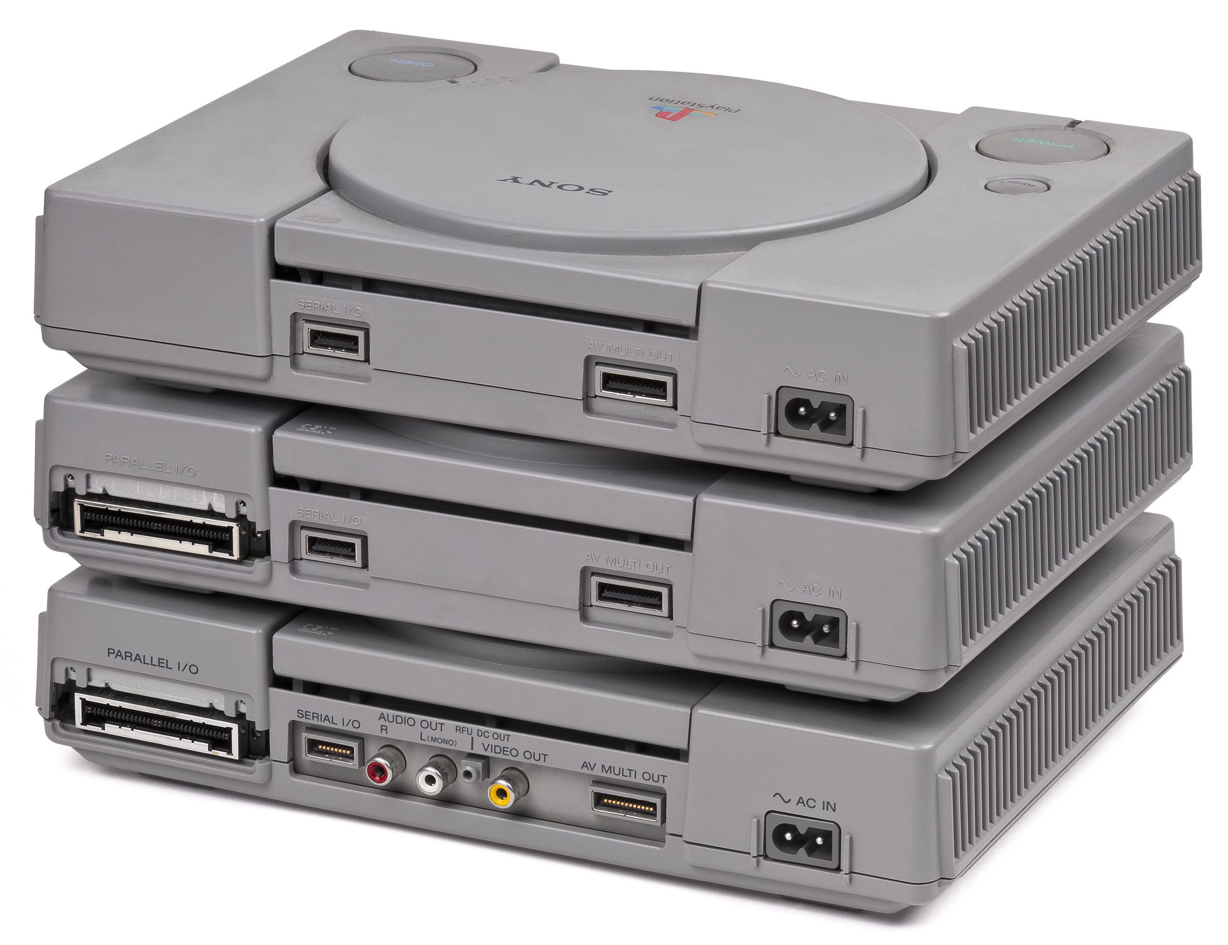 Revisions of the original Sony PlayStation.
