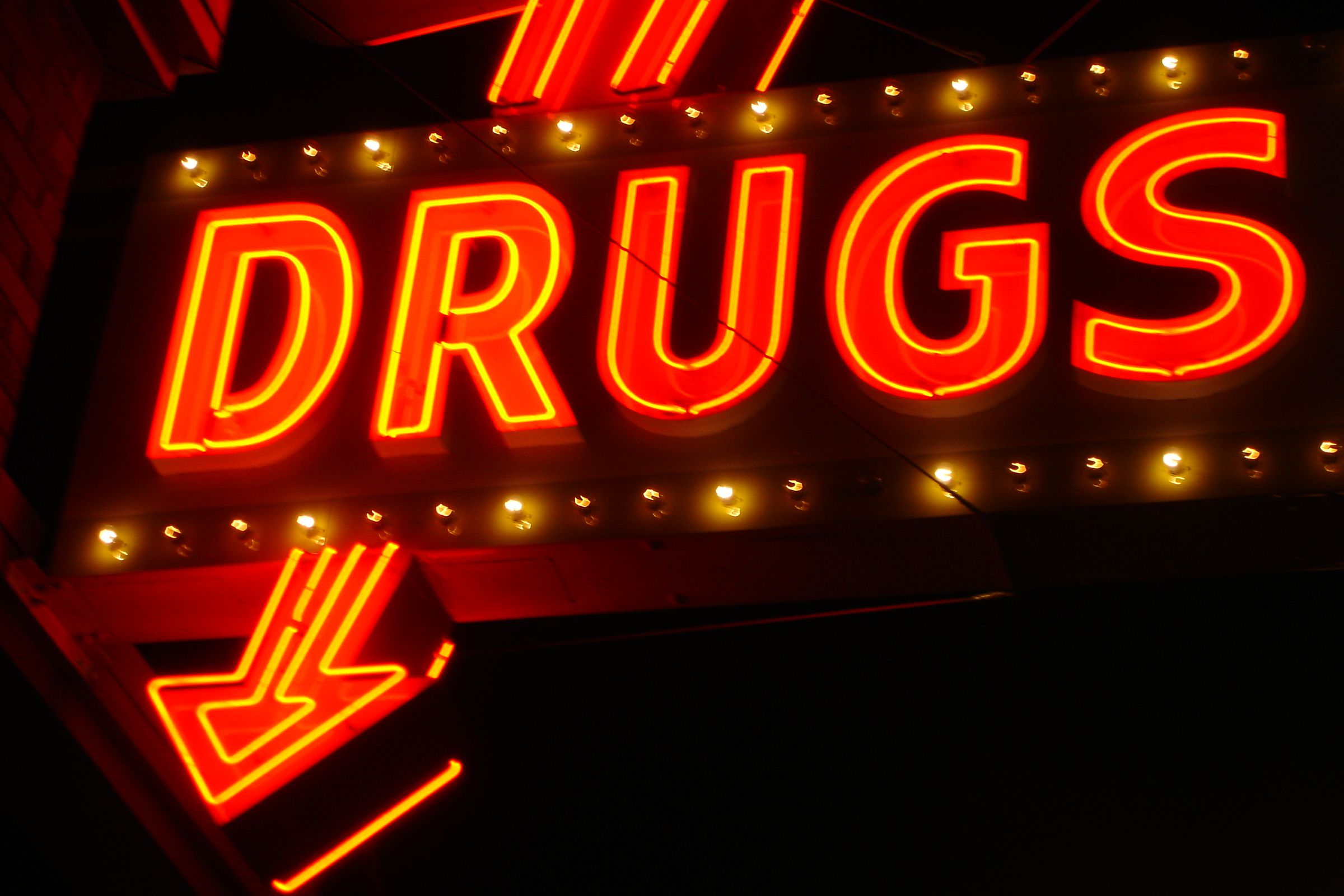 Sign for a drugstore in Vancouver, Washington
