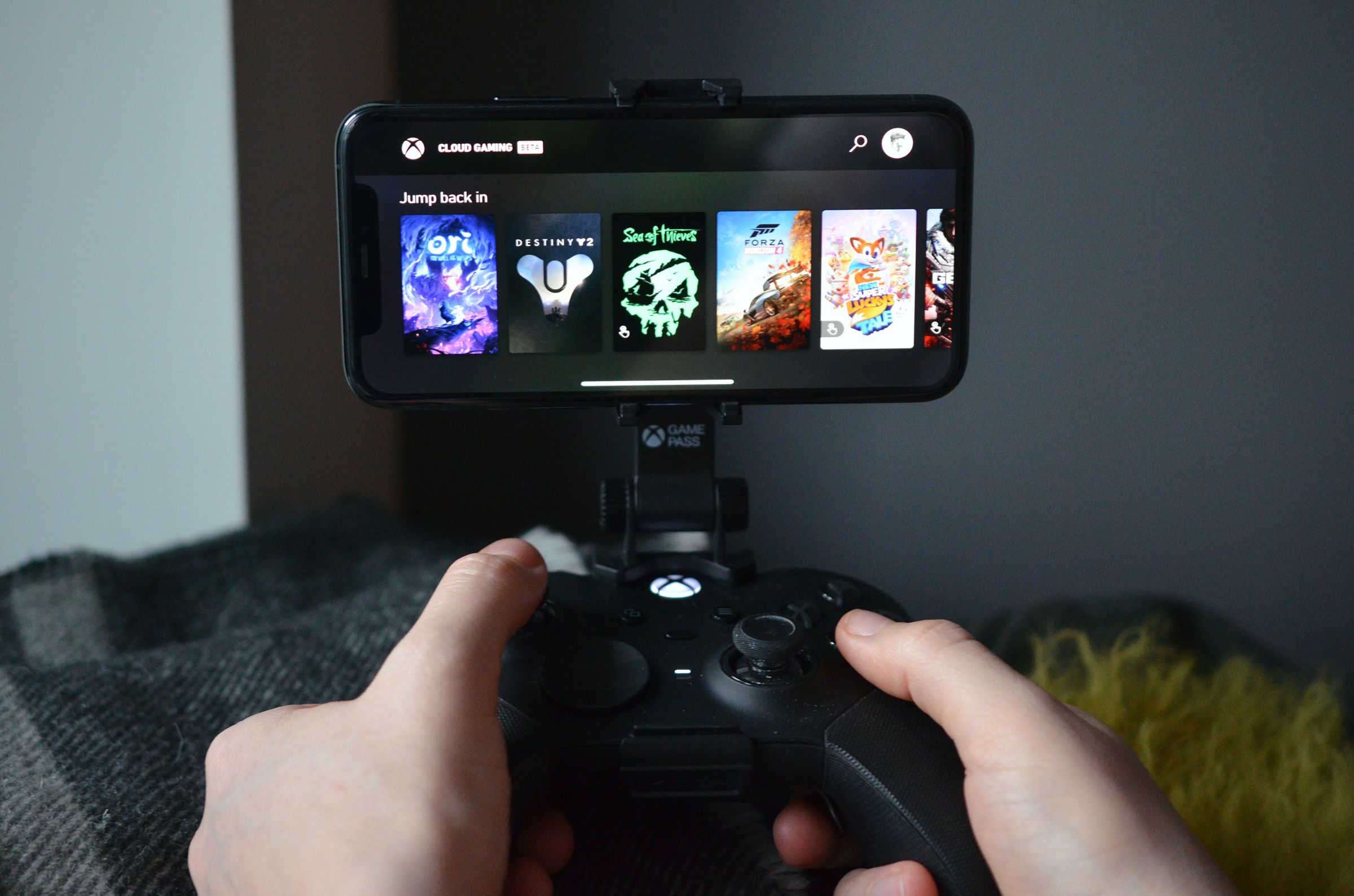 Xbox Cloud Gaming is designed for phones and tablets.