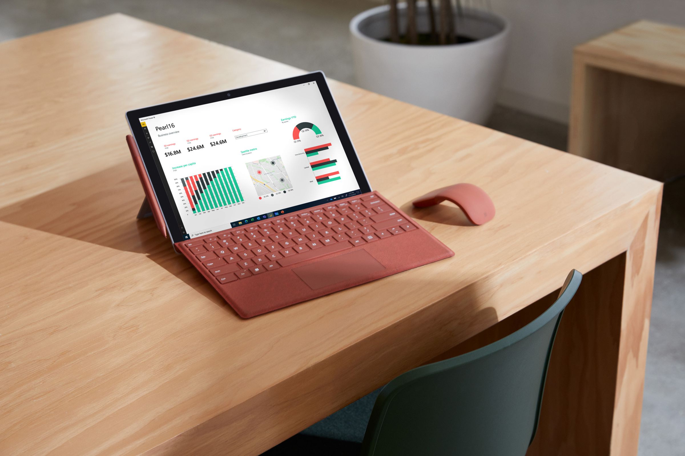 Microsoft’s new Surface Pro 7 Plus.
