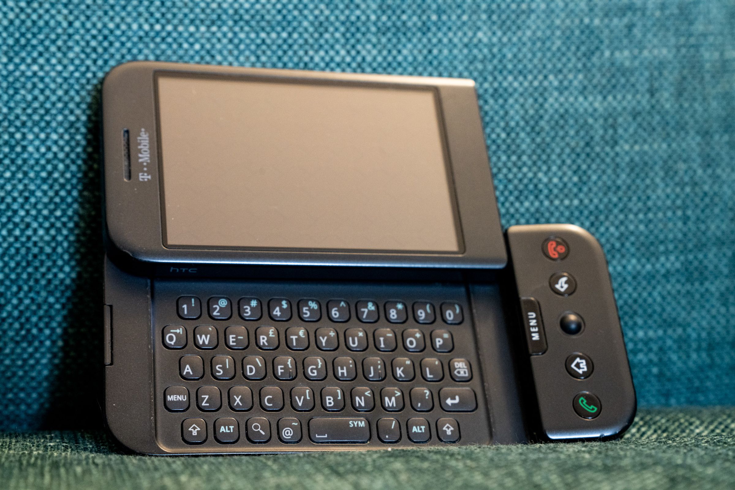 My T-Mobile G1, originally the HTC Dream — the first Android phone.