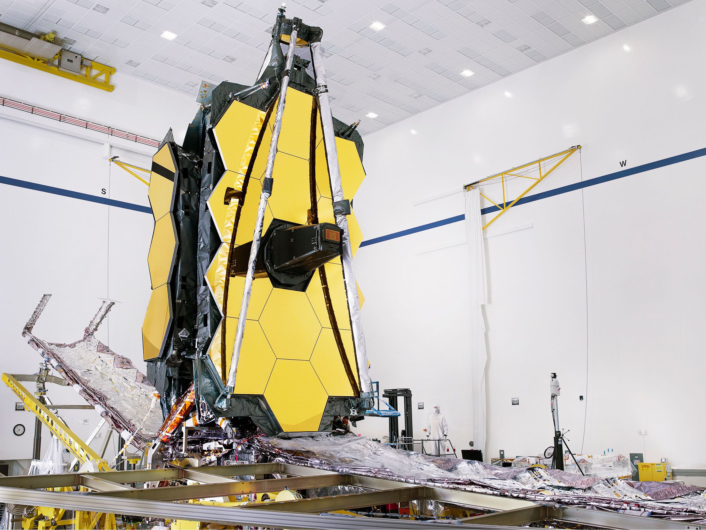 NASA’s JWST spacecraft, ahead of its launch this December