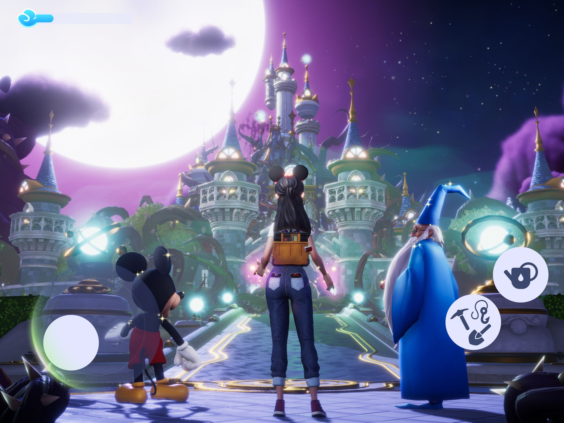 A screenshot from the video game Disney Dreamlight Valley Arcade Edition.