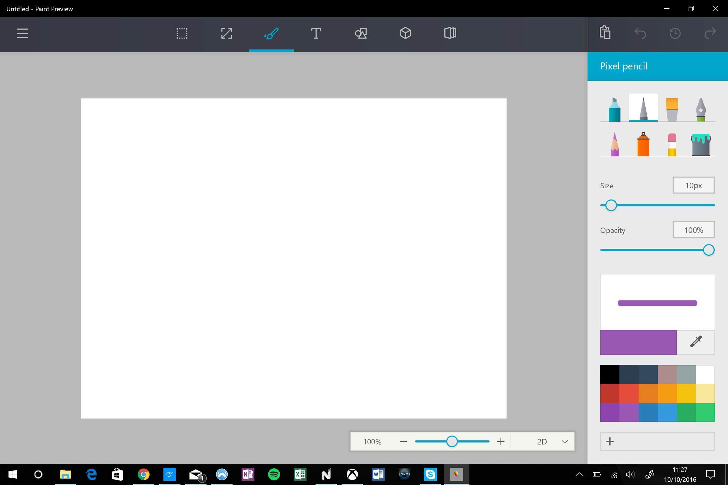 Microsoft Paint for Windows 10