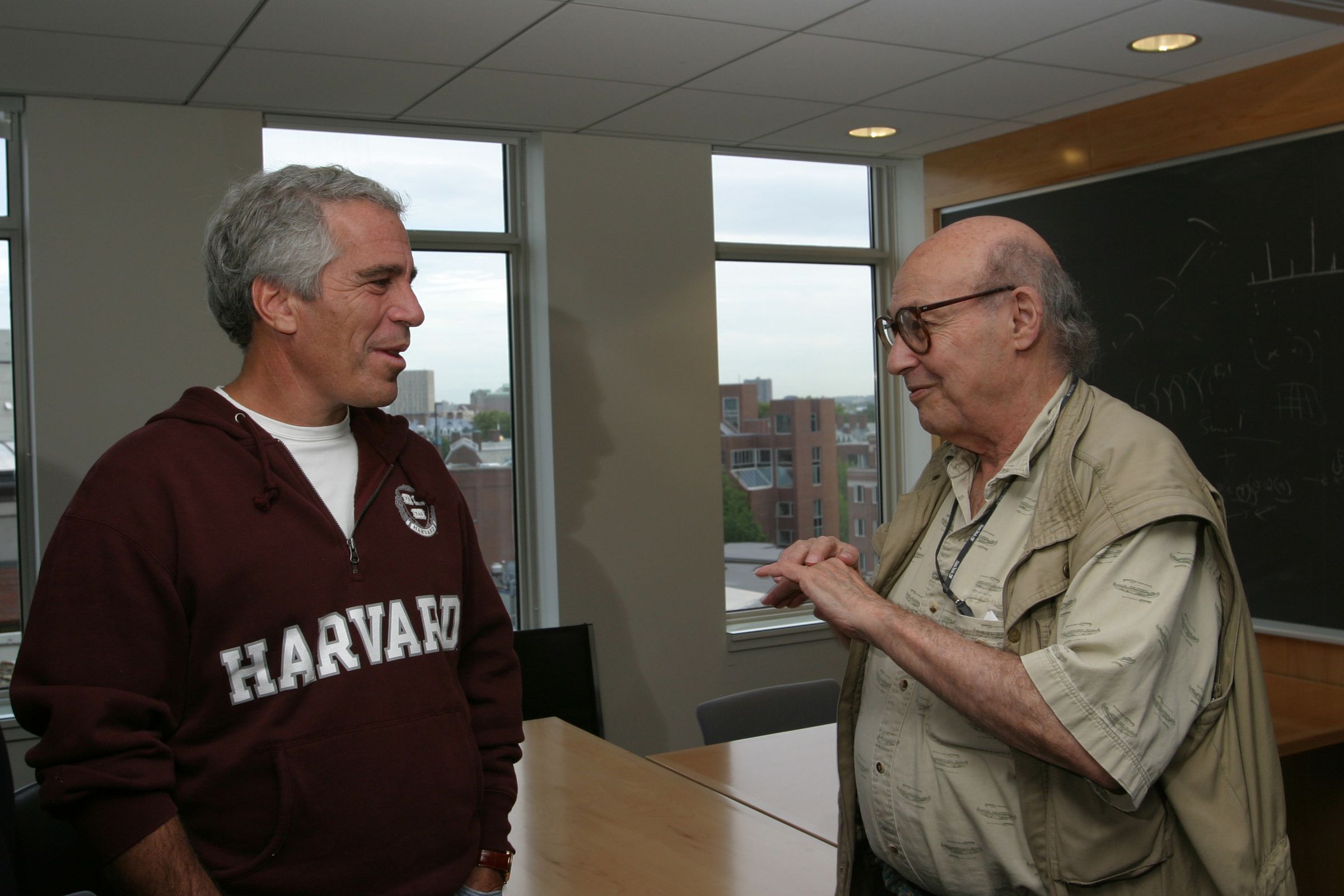 Jeffrey Epstein with Professor Marvin Minsky