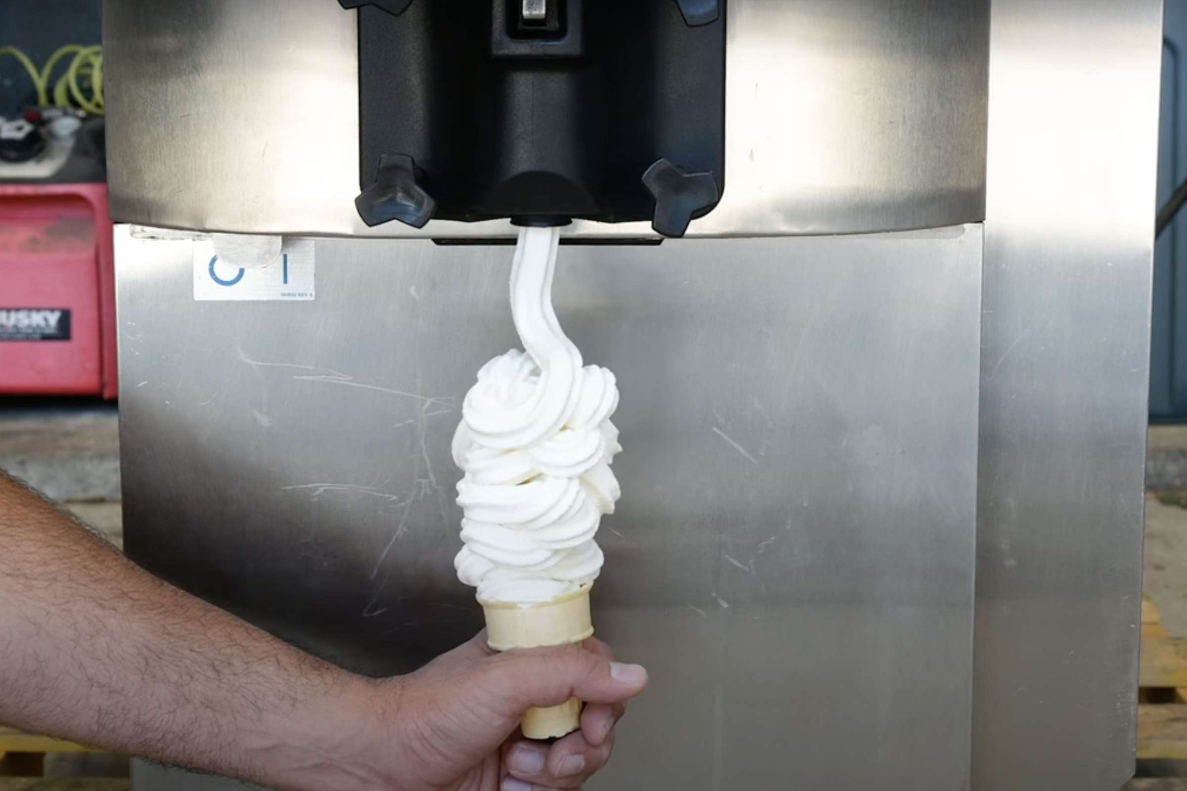 An image showing McDonald’s ice cream machine