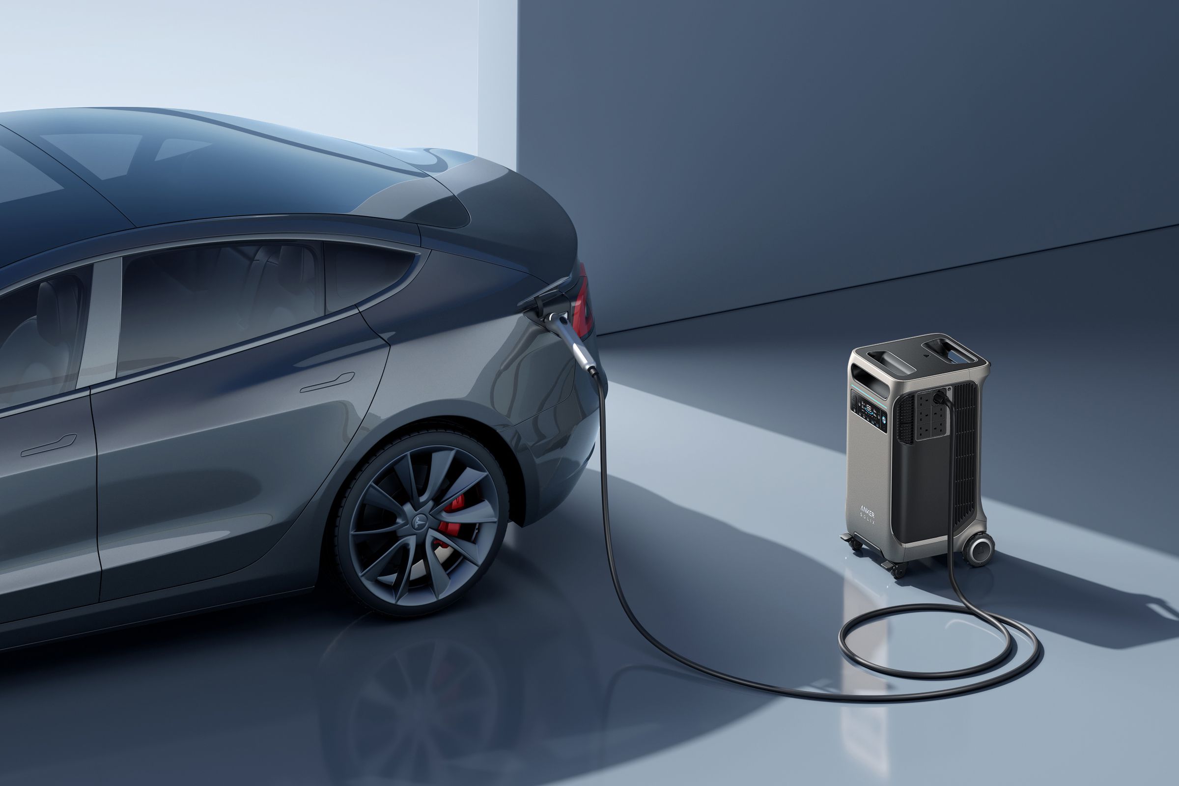 Charge your EV at 6,000W/240V for a dozen or so extra miles of range in an emergency — or more with expansion packs.