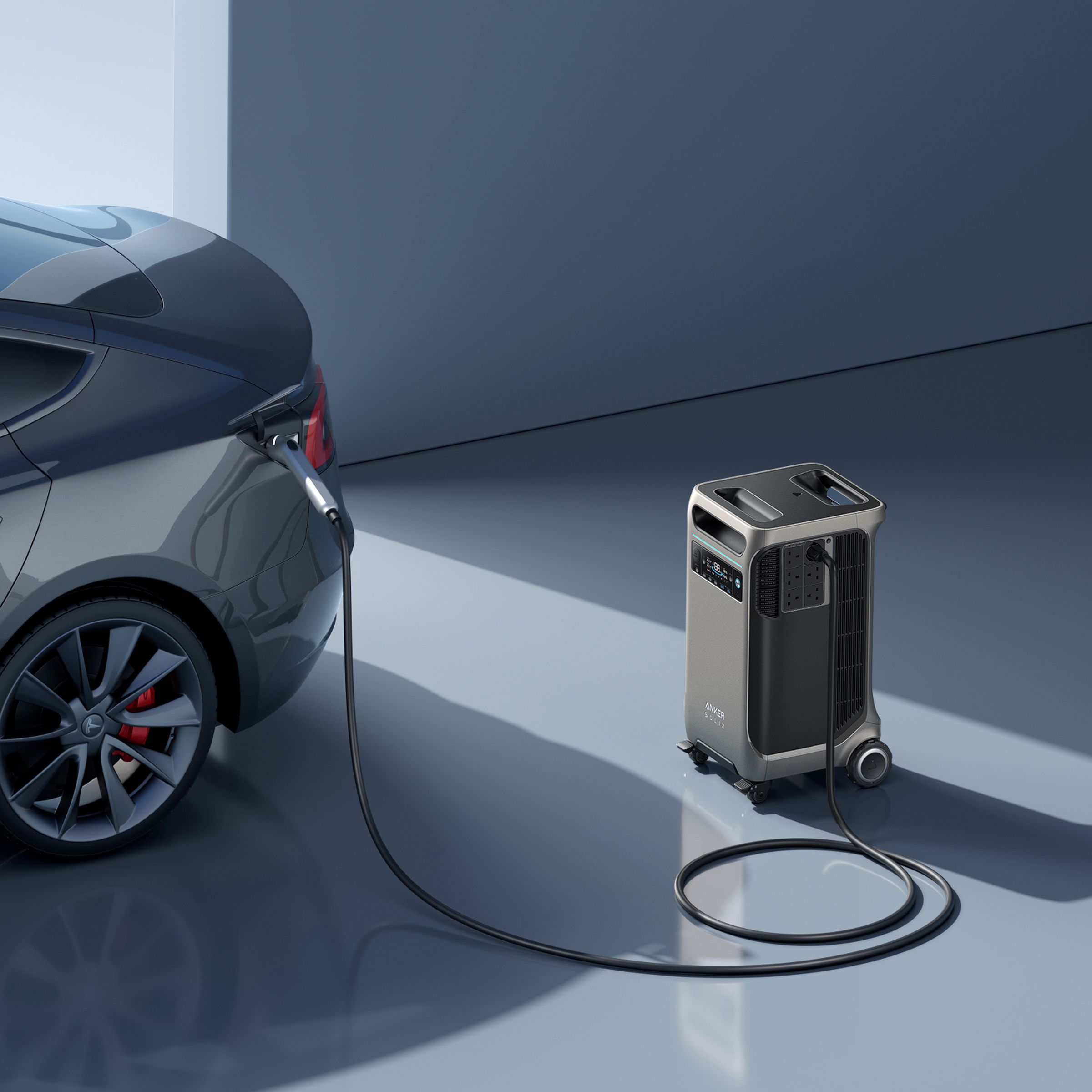 Charge your EV at 6,000W/240V for a dozen or so extra miles of range in an emergency — or more with expansion packs.