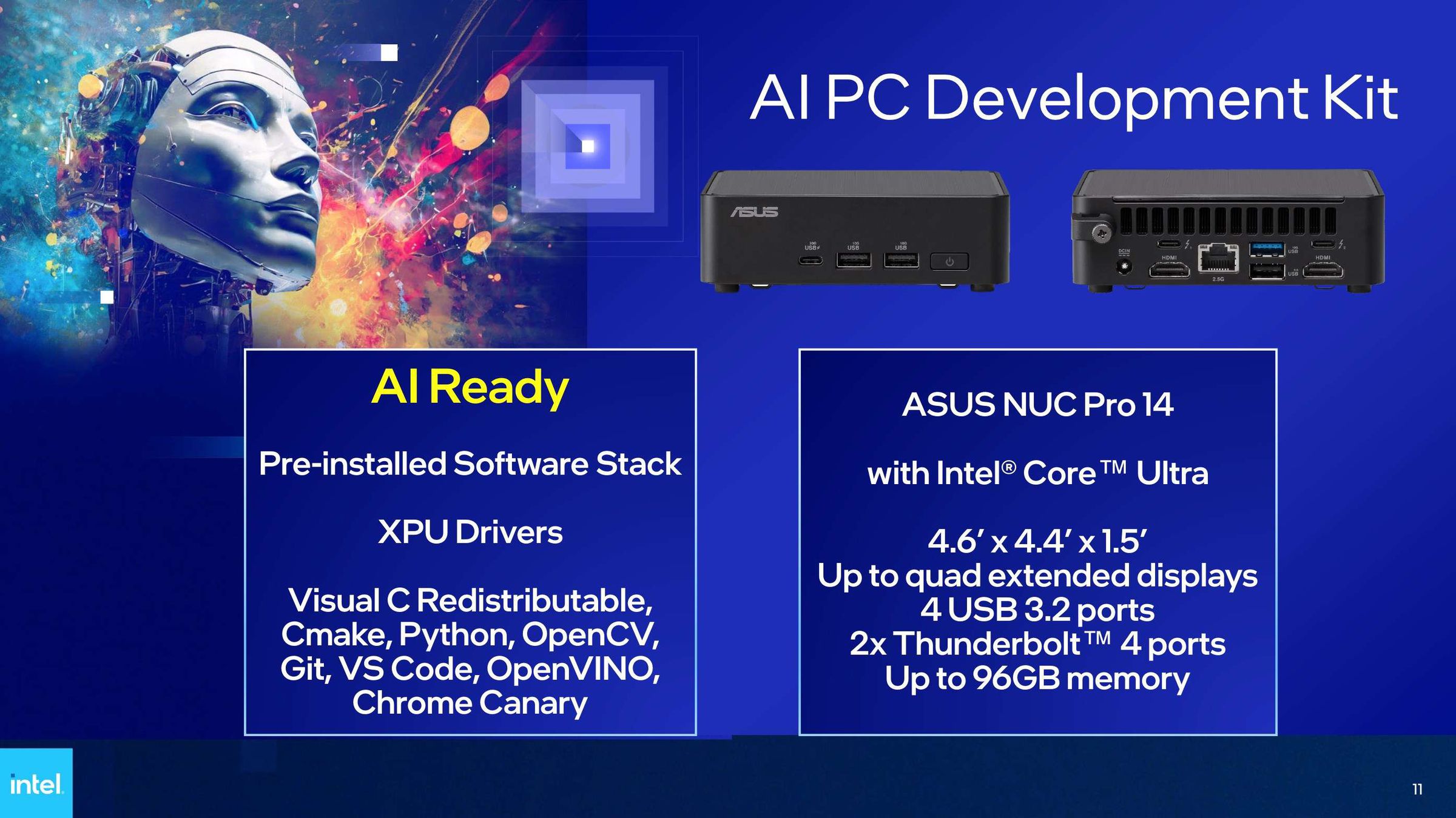Intel’s AI PC development kit.