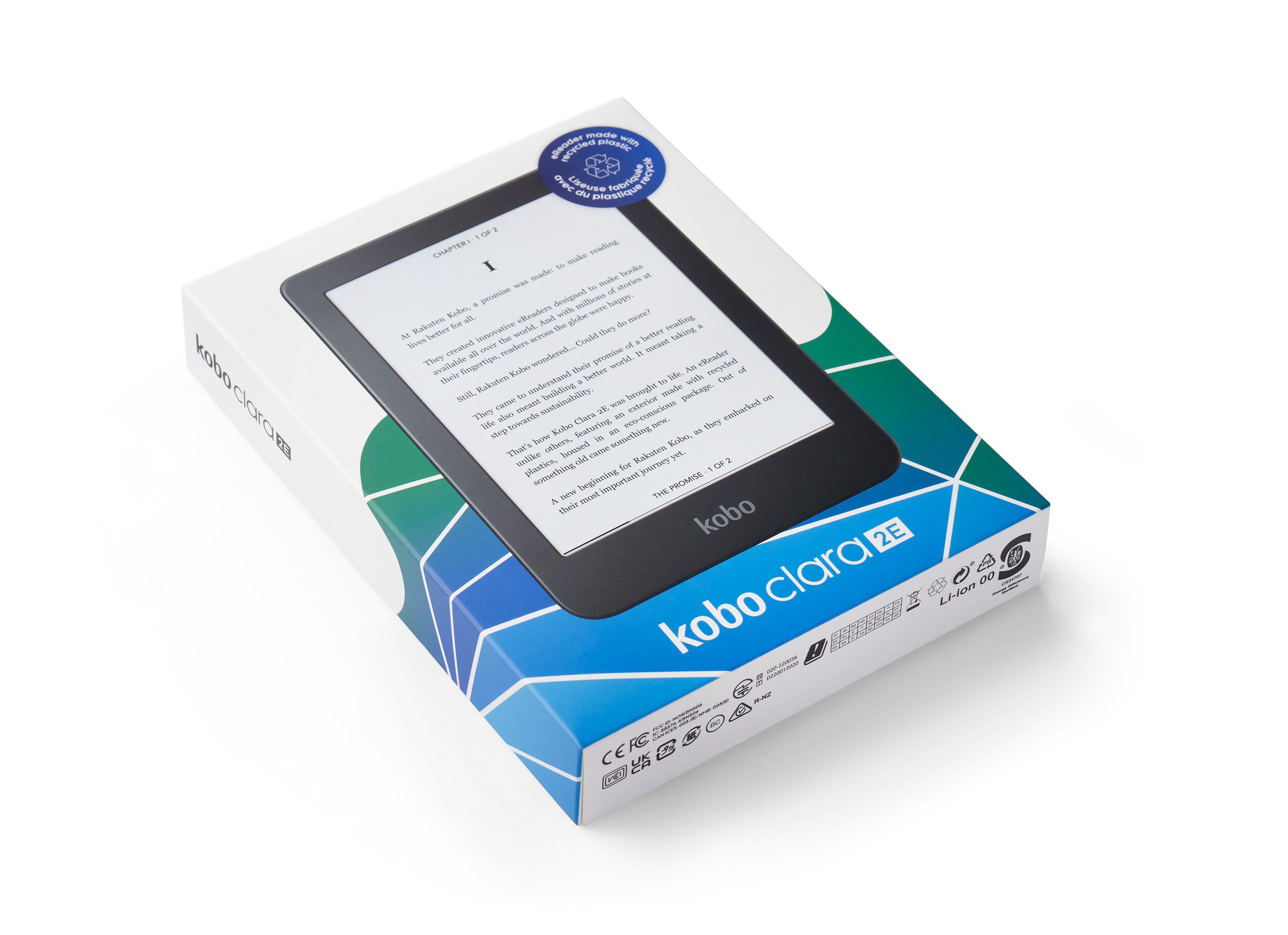 The new Kobo Clara 2E ships in more eco-friendly packaging.
