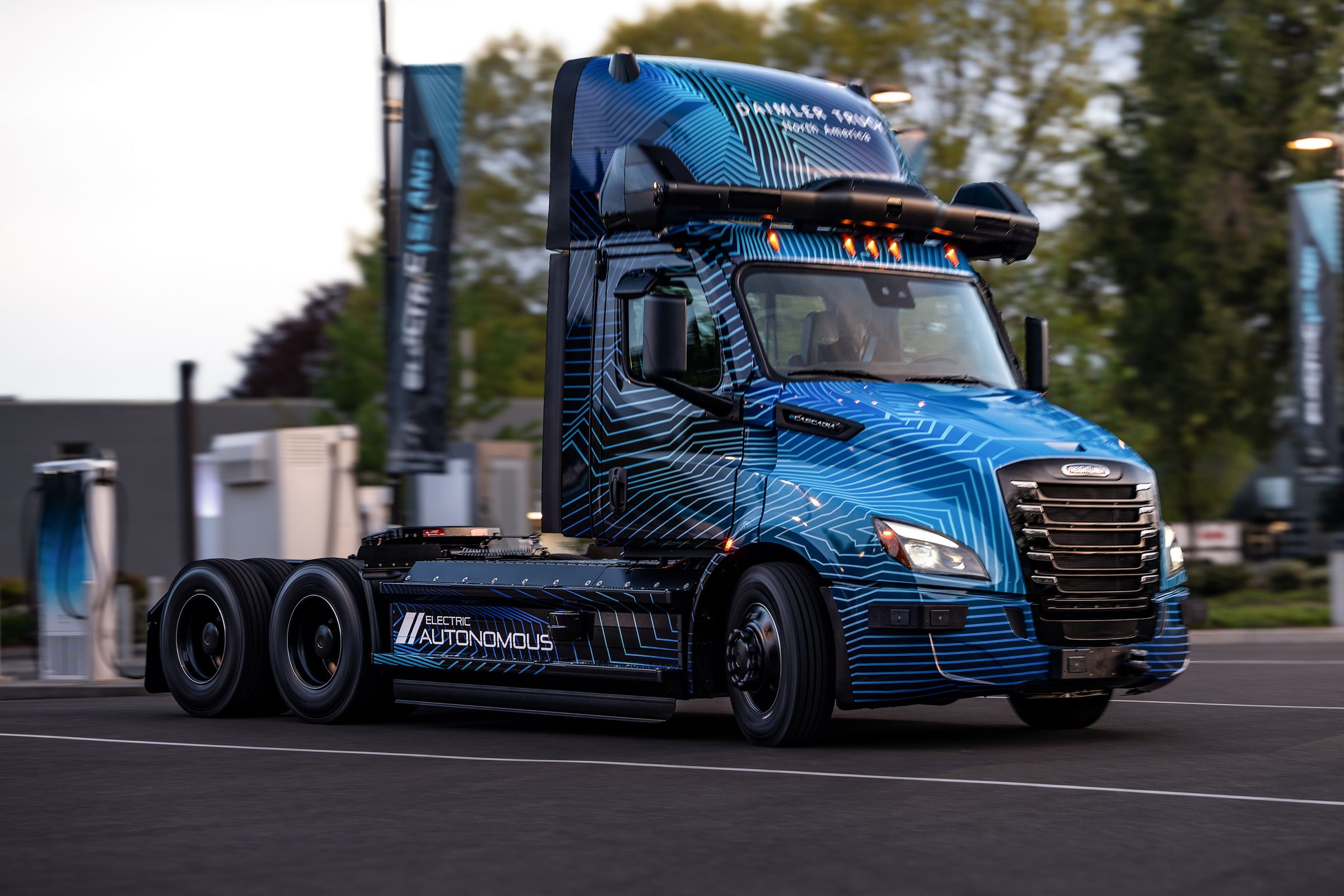 Daimler autonomous truck demonstrator