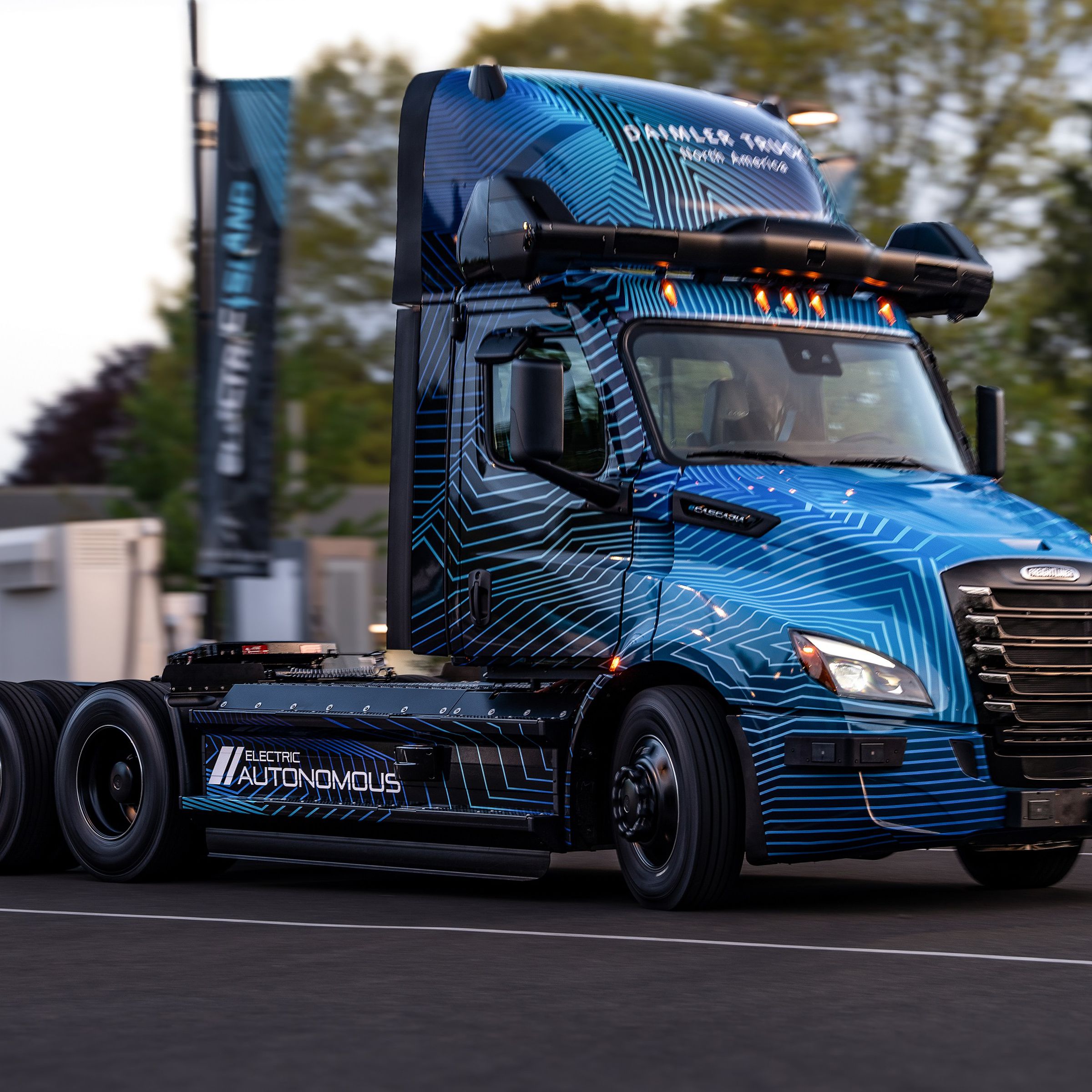 Daimler autonomous truck demonstrator