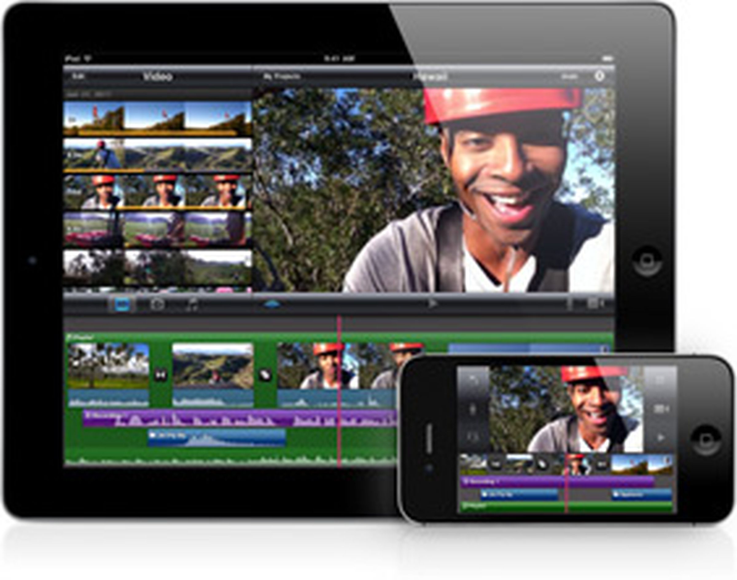 New iMovie for iPad & iPhone press photos