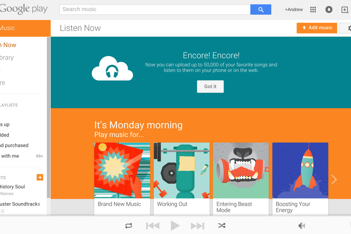 Google now lets you upload 50,000 songs to the cloud for free - The Verge