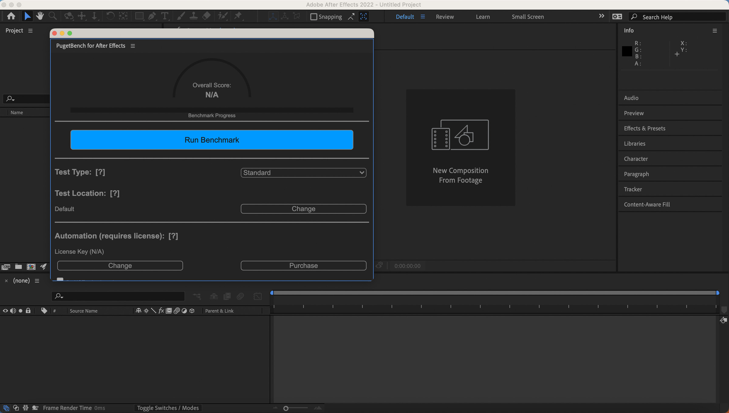pugetbench for after effects download