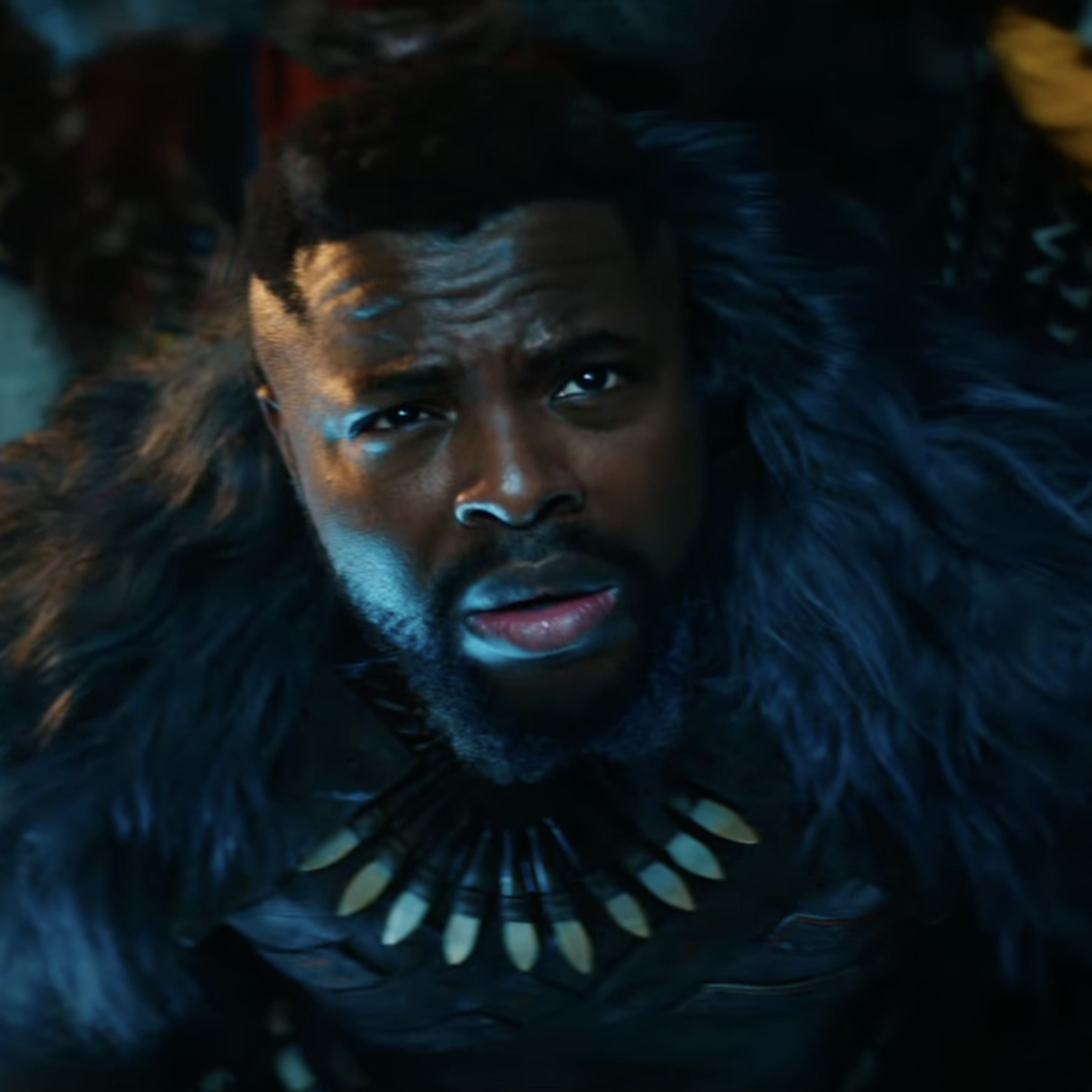Winston Duke as M’Baku in Black Panther: Wakanda Forever.