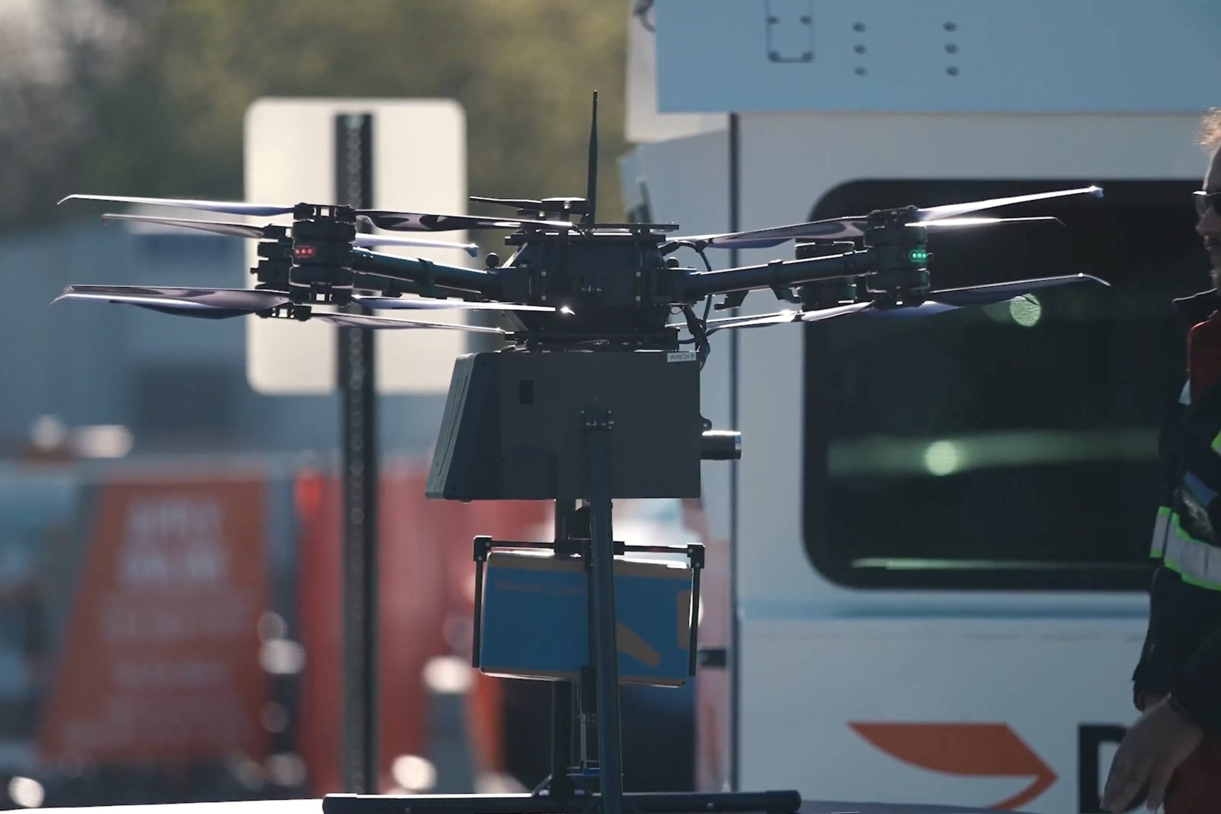 DroneUp can deliver packages within a mile-and-a-half radius of a Walmart.