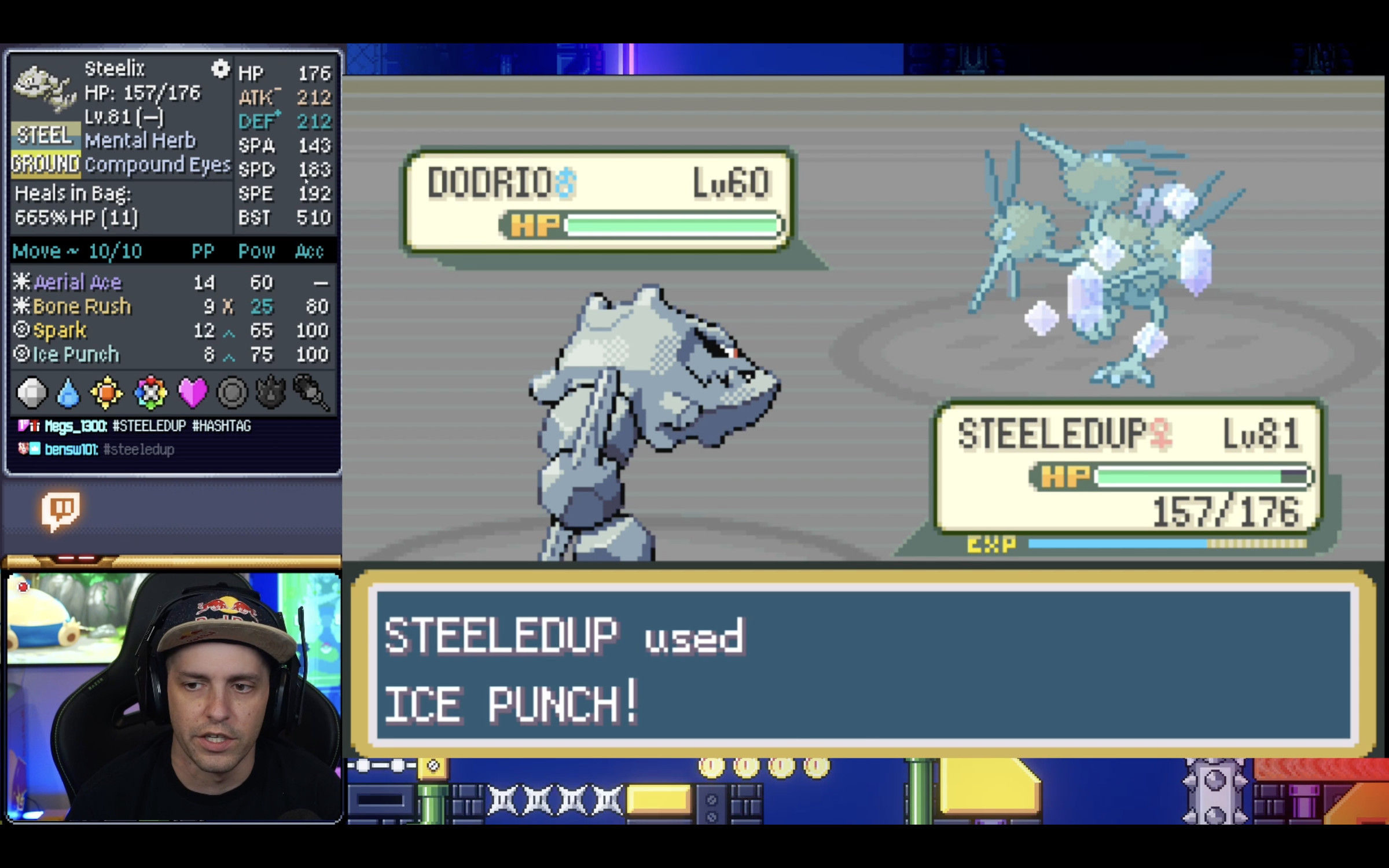 Streamer GrandPooBear’s STEELEDUP looked promising, but it was unfortunately taken out just moments later. RIP STEELEDUP.