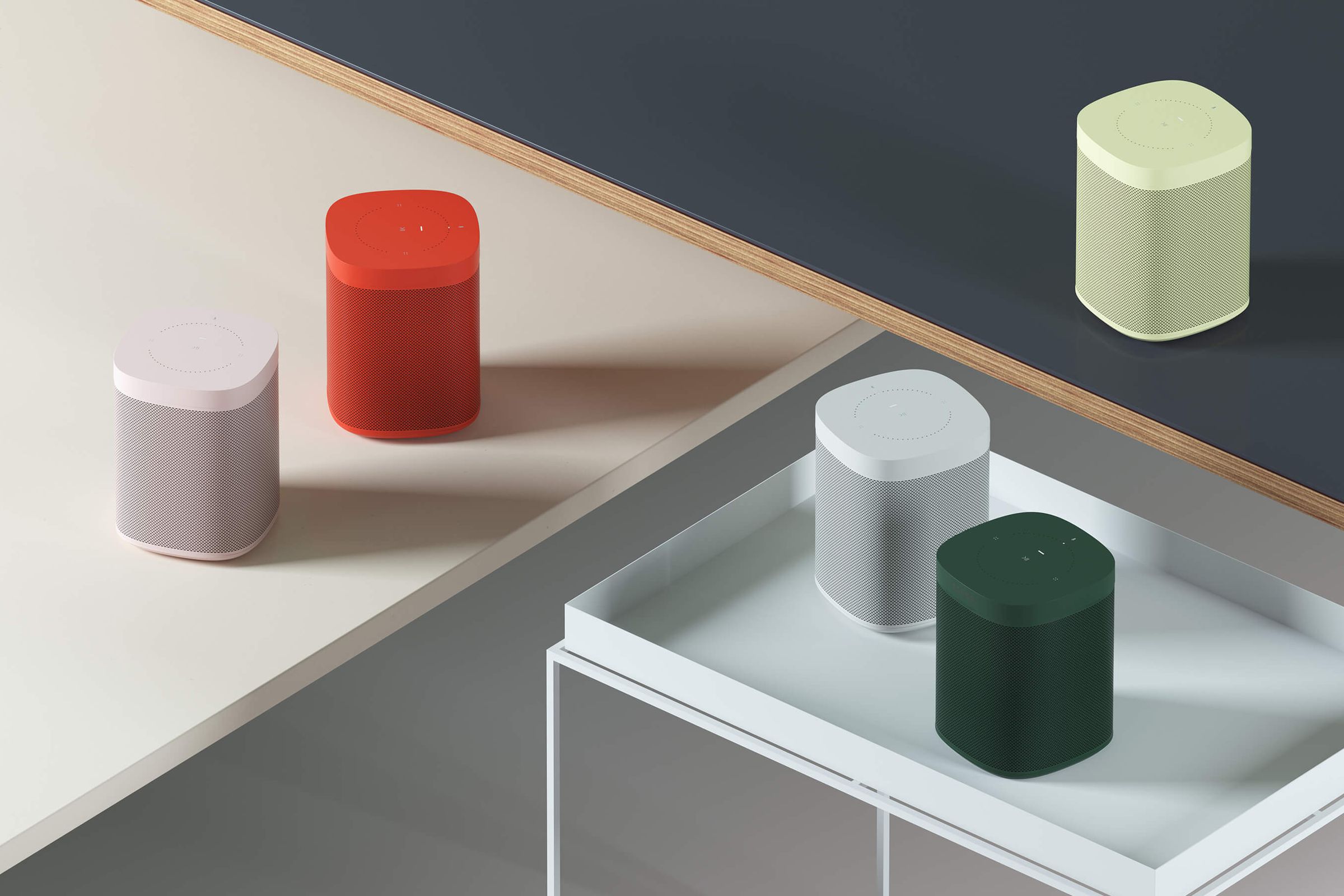 Sonos One, soon in five colors