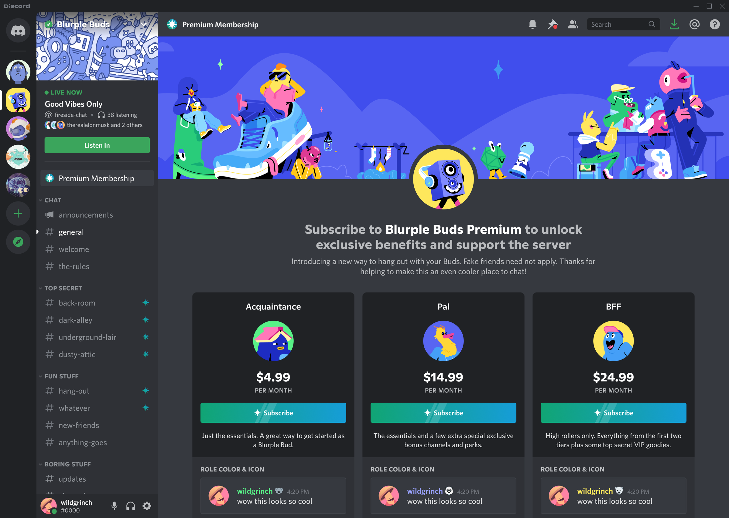 Discord’s new Premium Memberships include tiers for community servers.