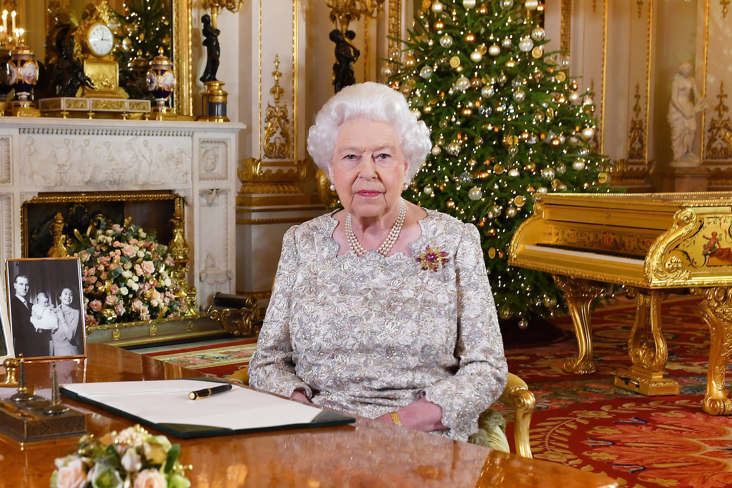Queen Elizabeth II Delivers Her Christmas Speech
