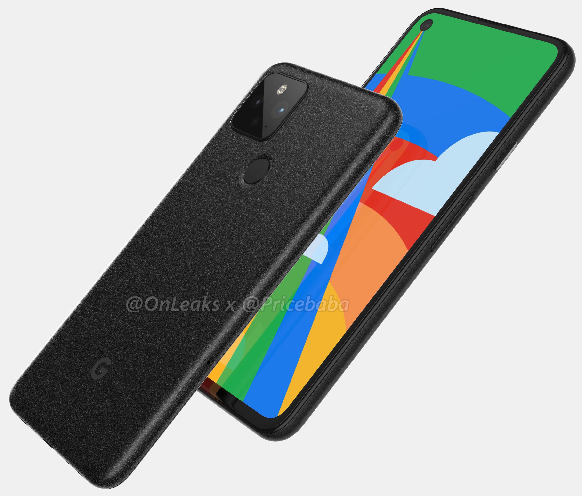 A previously leaked render of the (likely) Pixel 5
