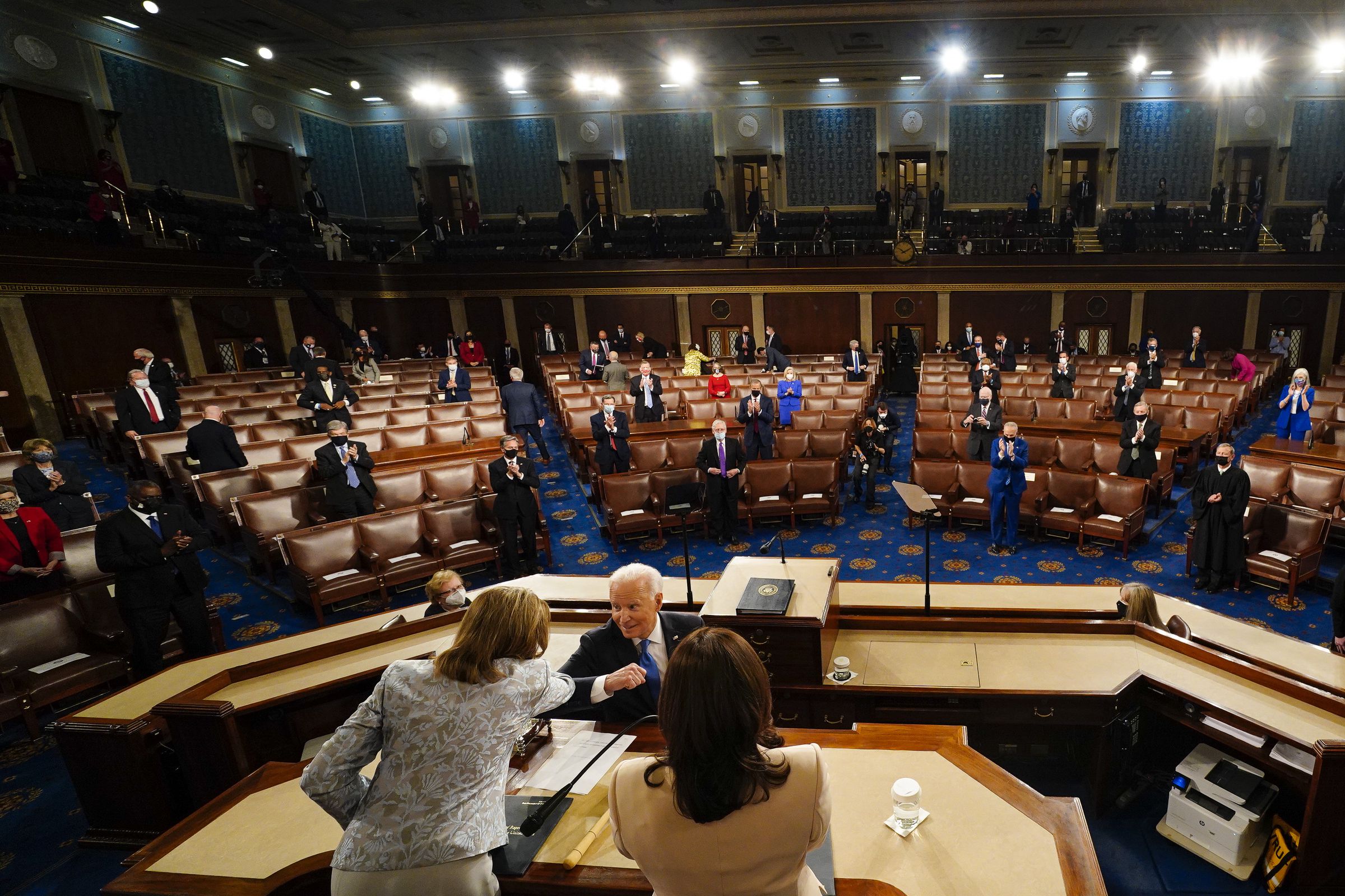 President Biden Delivers First Address To Joint Session Of Congress