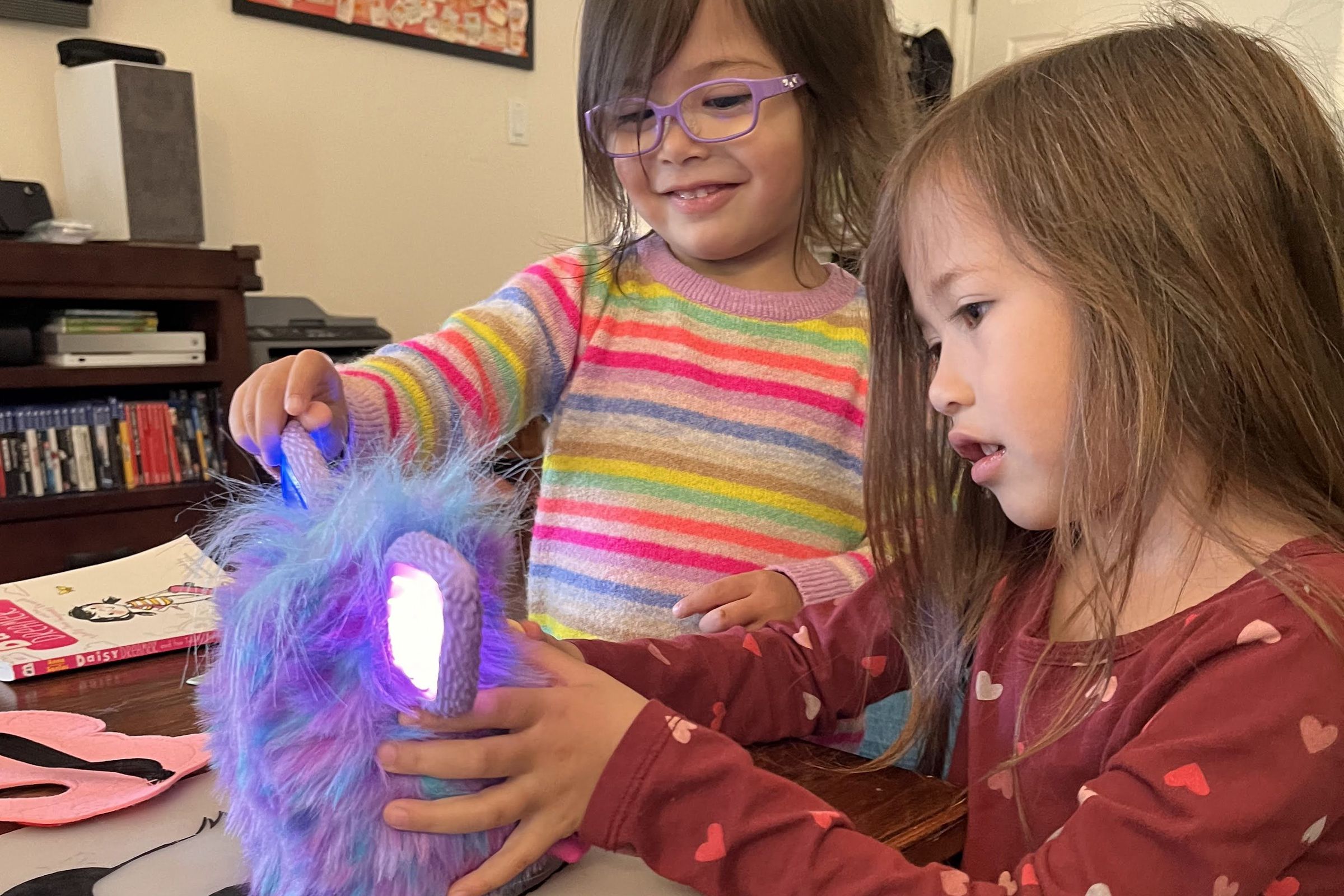My kids play with the new Furby.