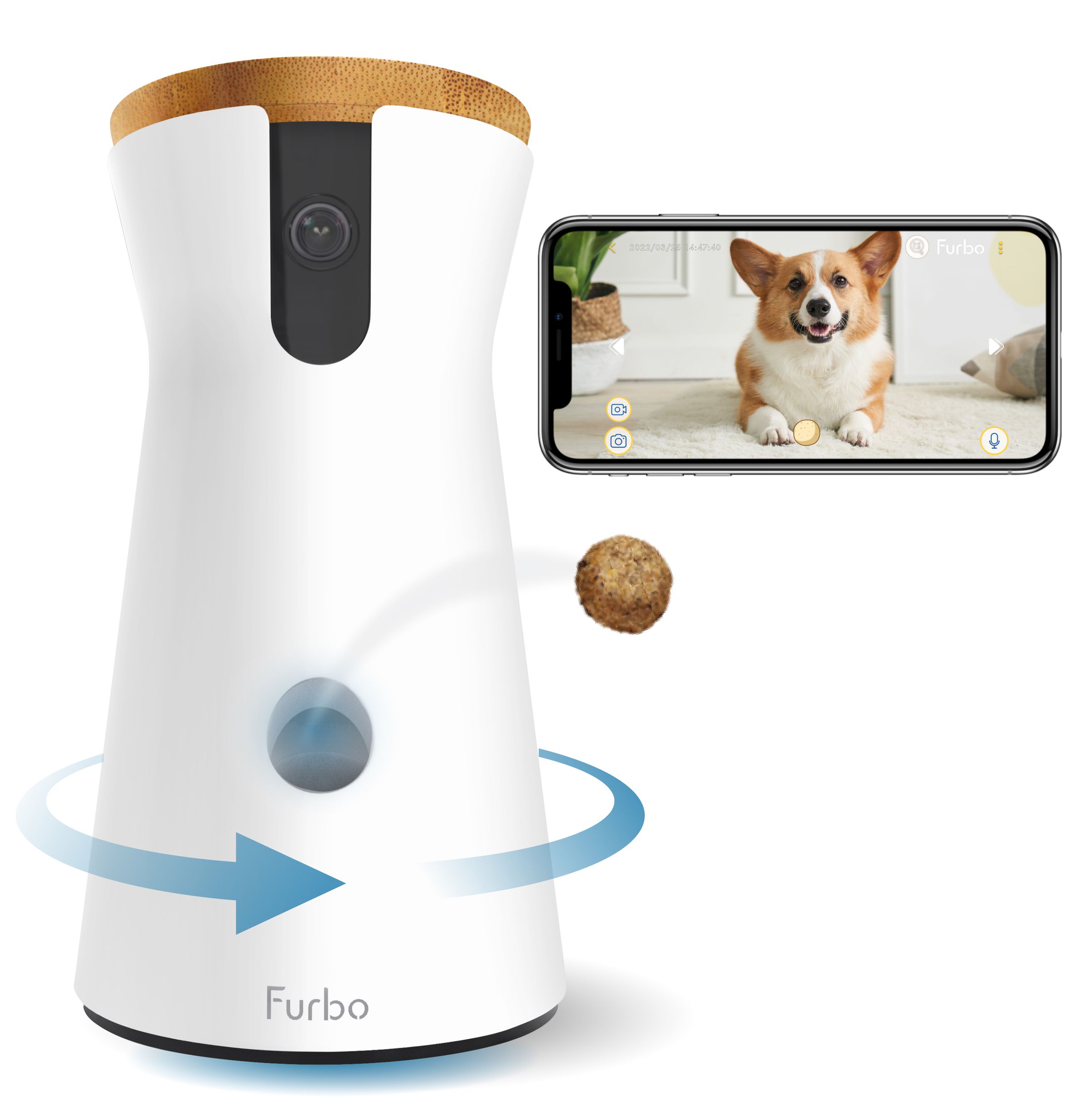 The new Furbo 360 can keep a closer eye on your pup.
