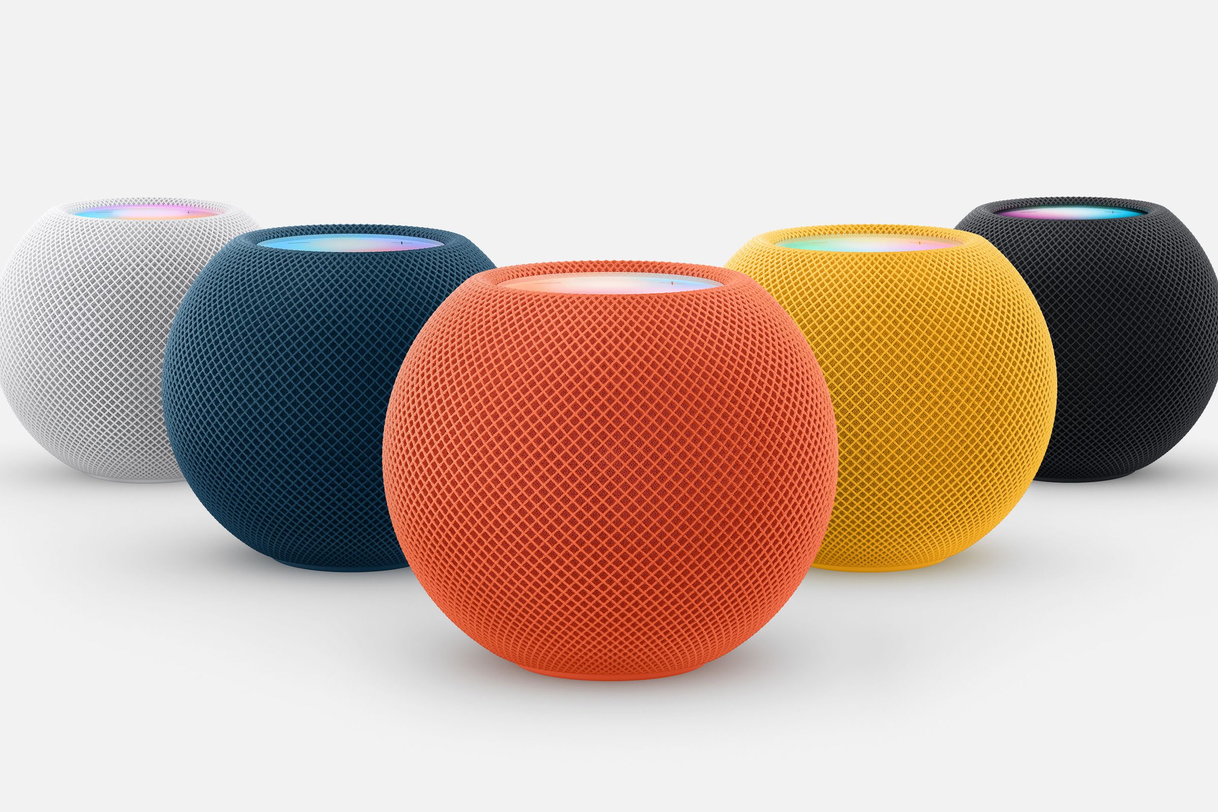 Apple’s HomePod Mini ... now in color.
