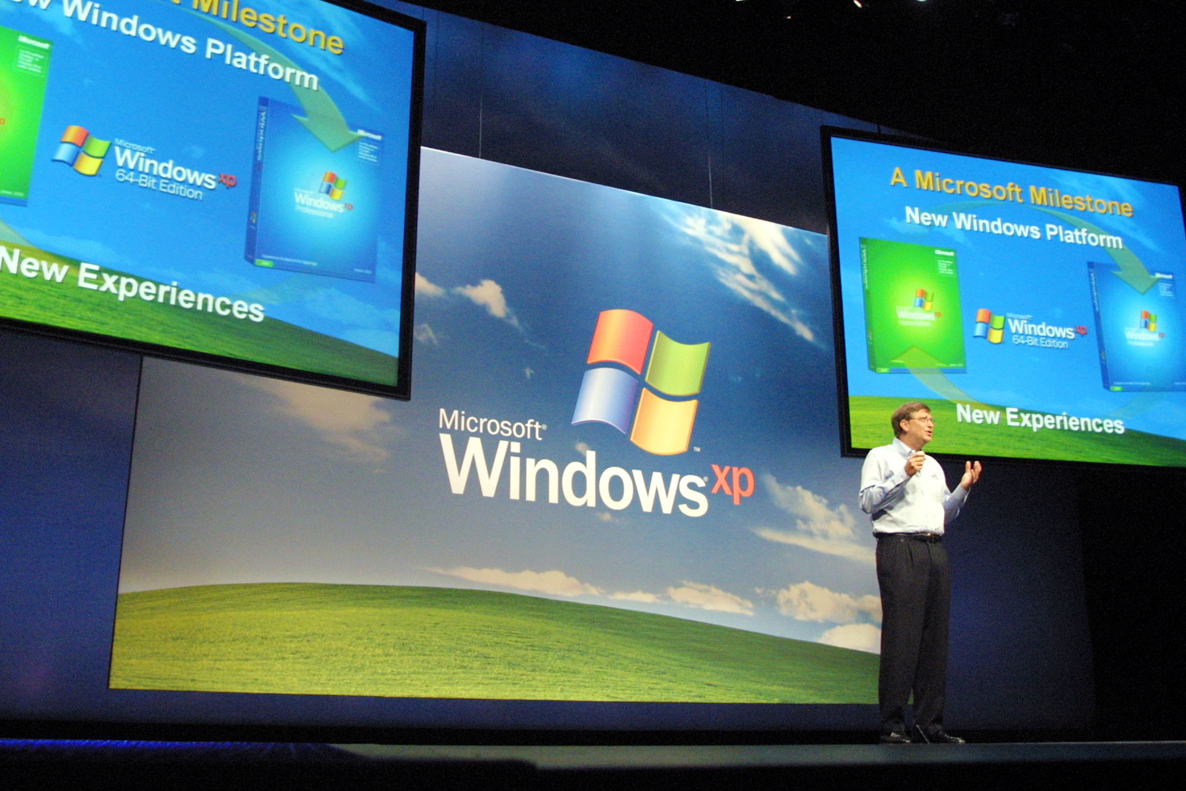 Gates Unveils Windows XP