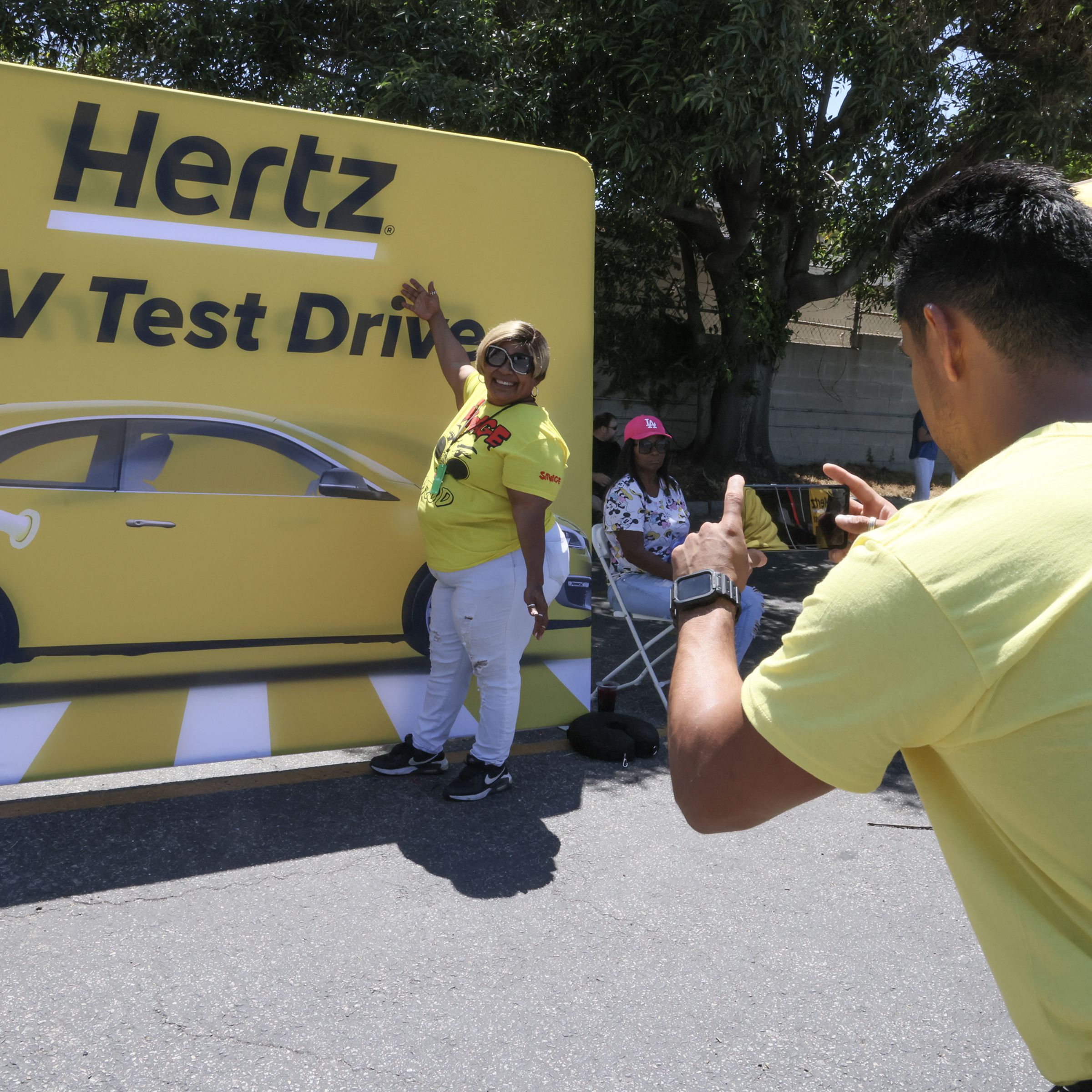 Hertz customers testing electric vehicles