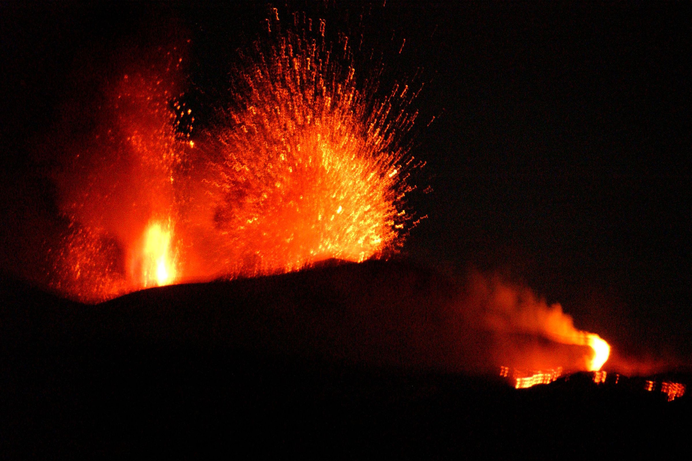 Mount Etna Explodes