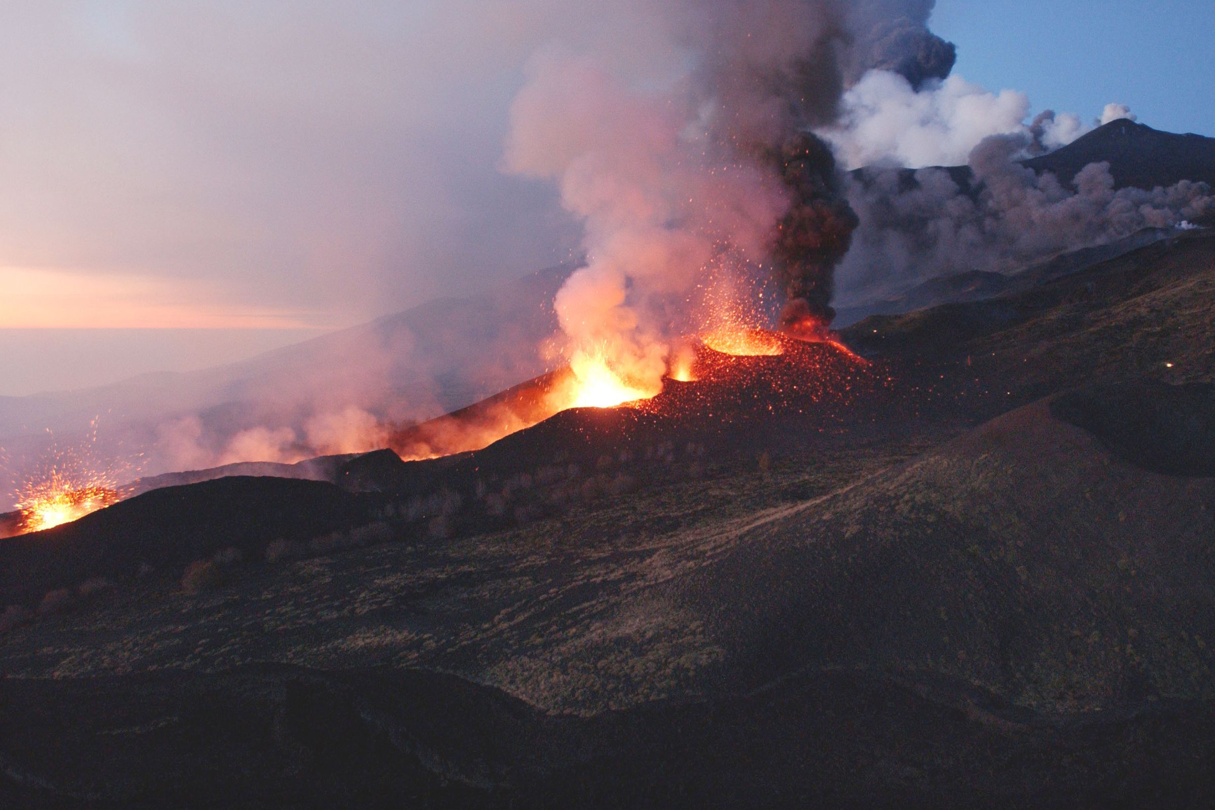 Mount Etna Erupts In Southern Italy