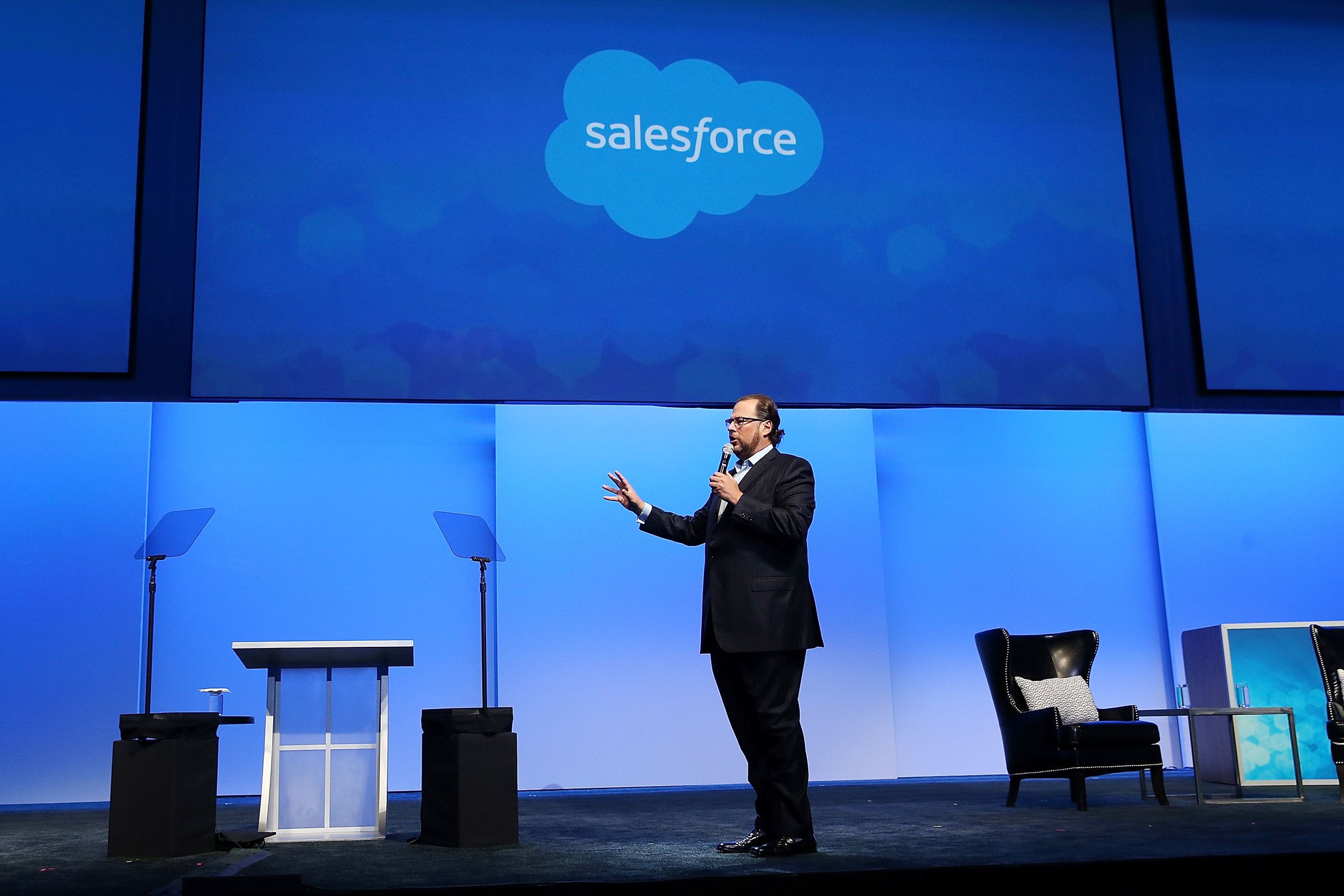 Business Leaders And Politicians Speak At Dreamforce Conference