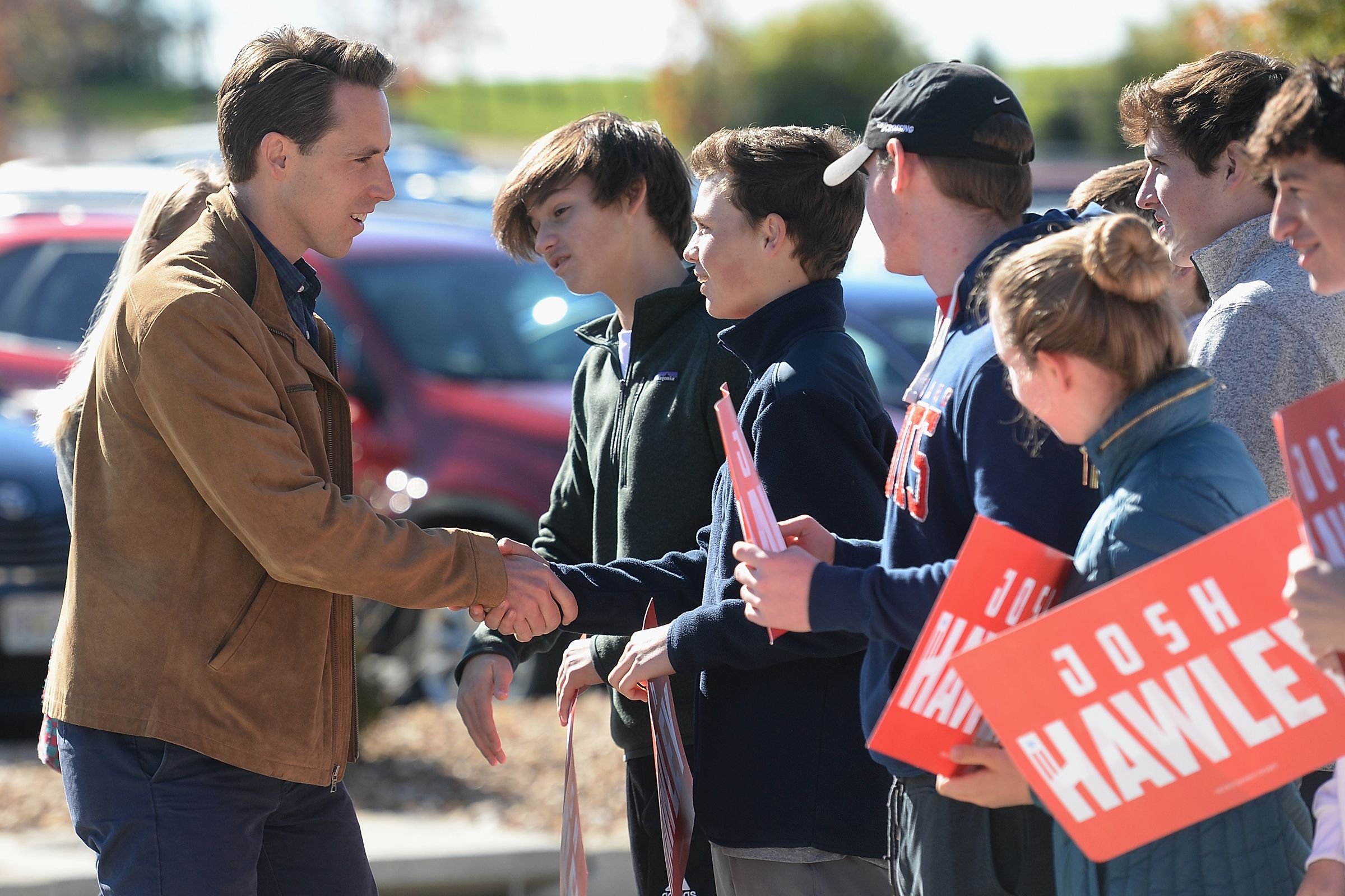 Missouri GOP Senate Candidate Josh Hawley Casts His Vote On Election Day
