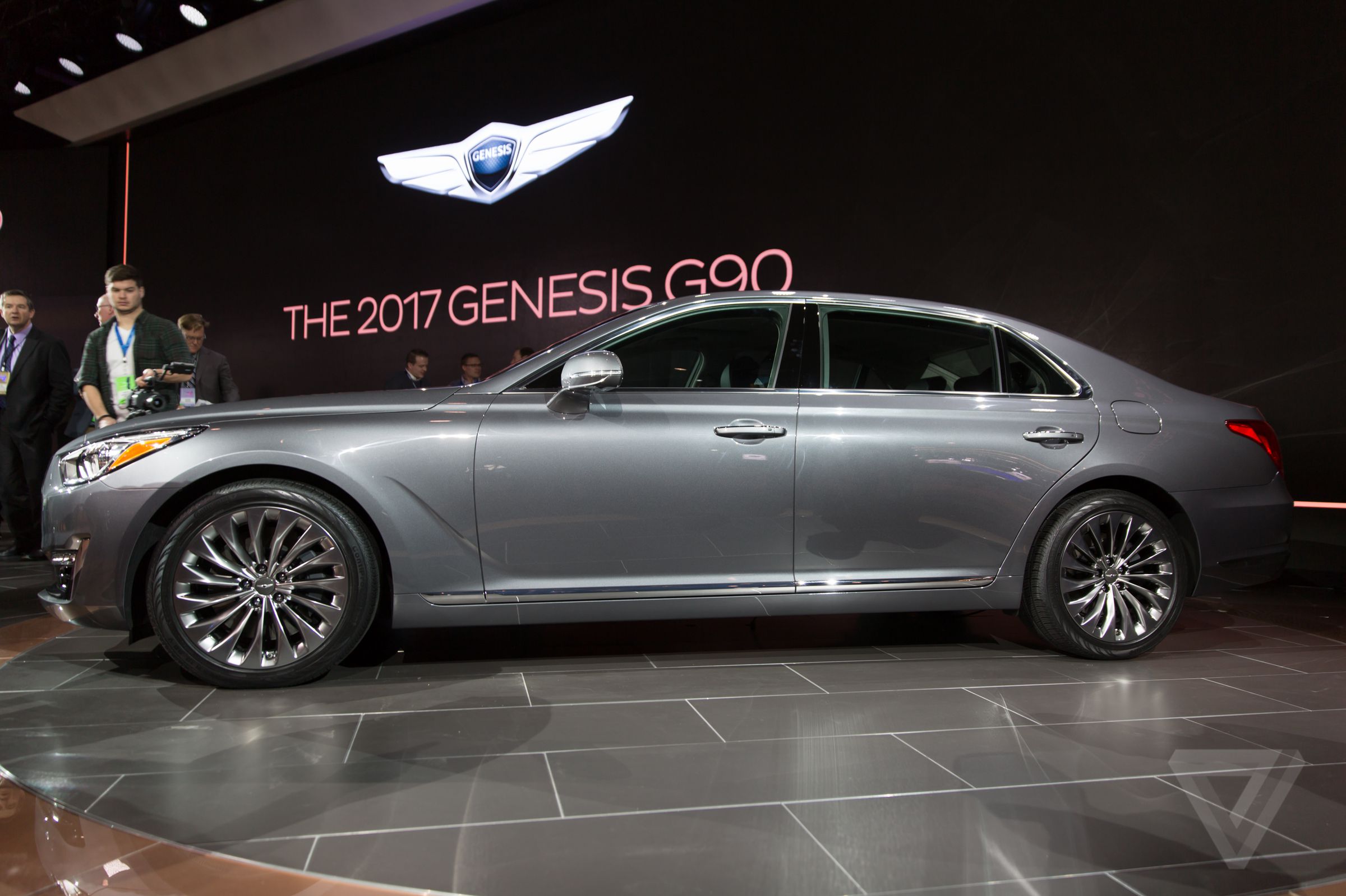 Genesis G90 at the Detroit Auto Show