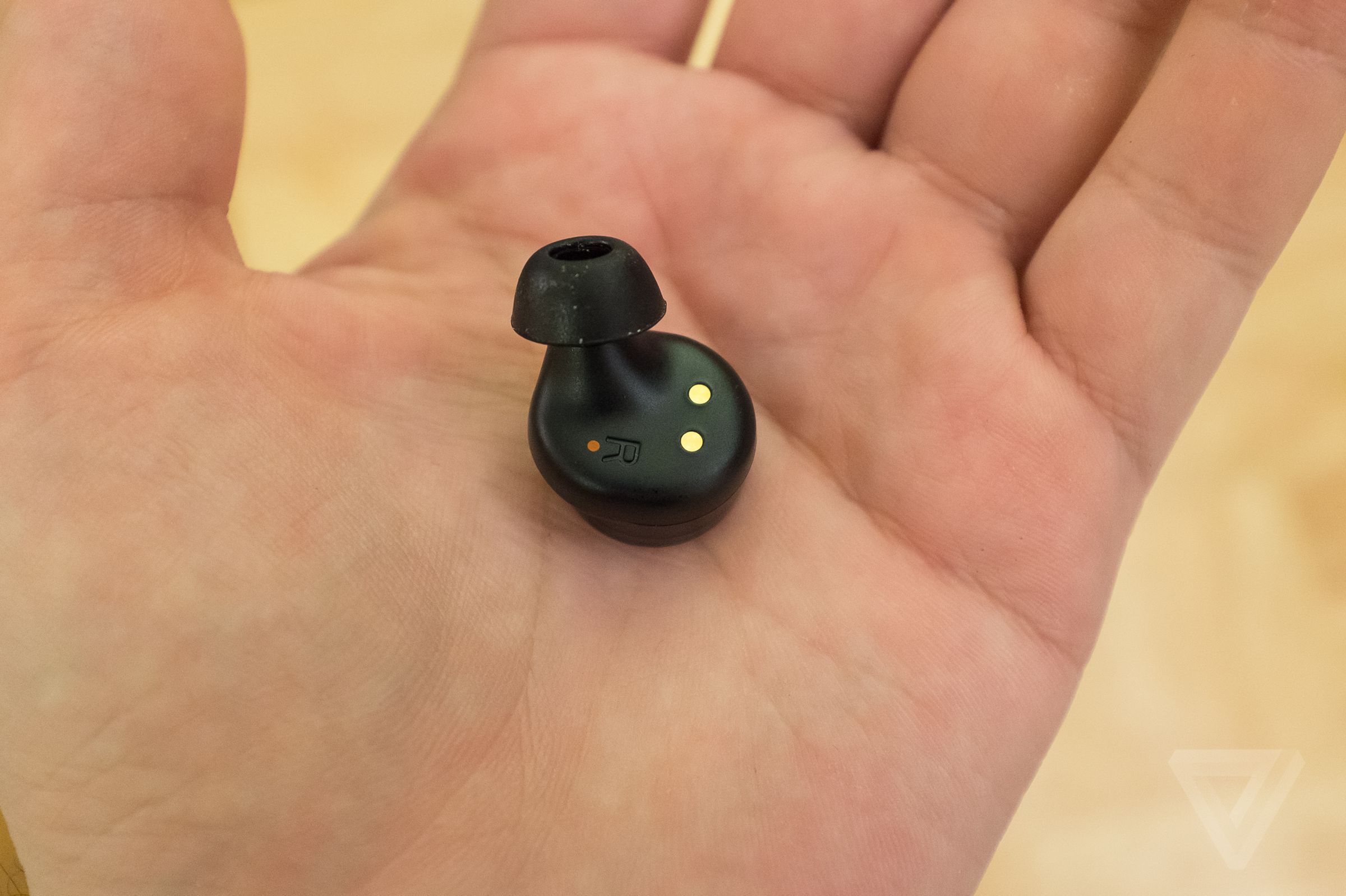 Here active listening earbuds in photos