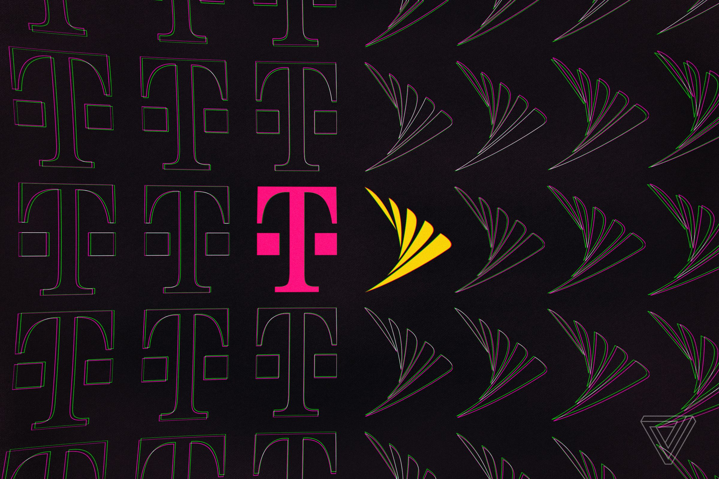 t-mobile and sprint logos