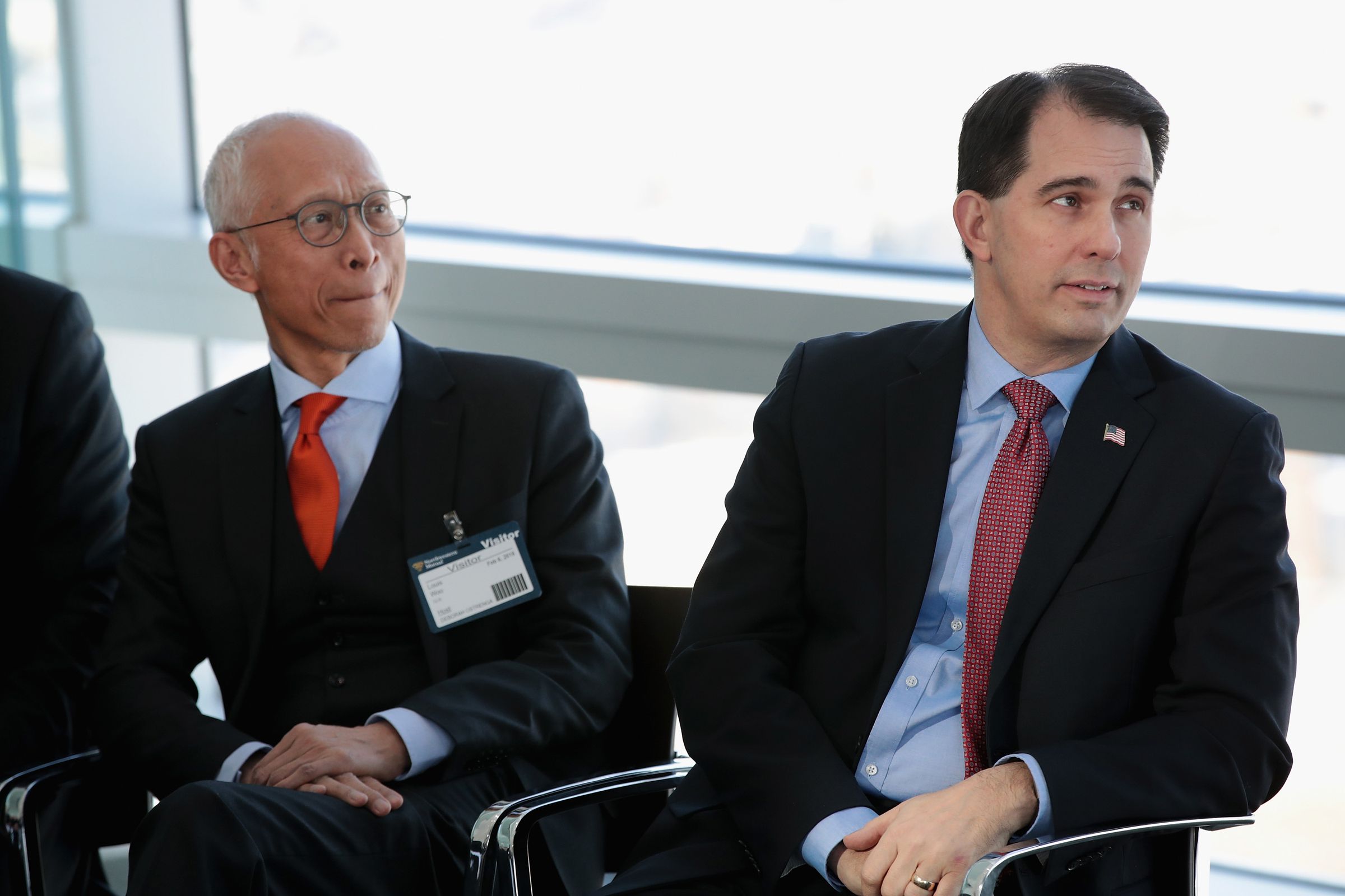 Wisconsin Governor Scott Walker Attends Foxconn’s Announcement Of Milwaukee Investment